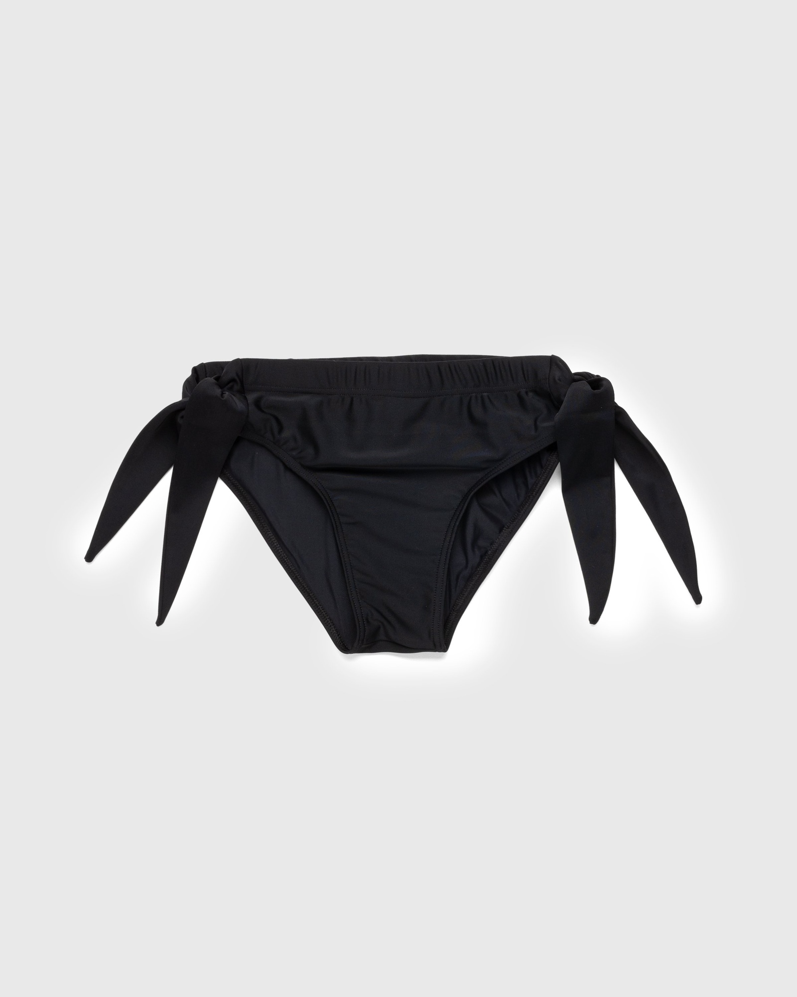 Jean Paul Gaultier Rhinestone Logo Bikini Bottom Black Highsnobiety