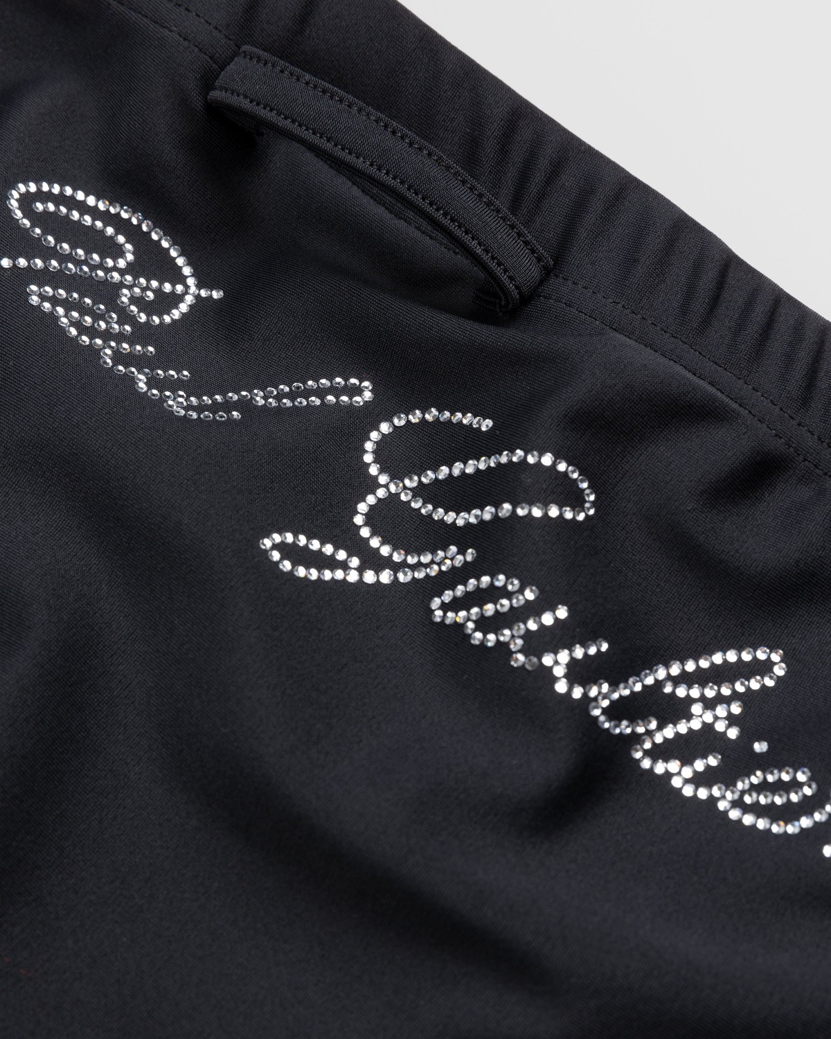 Jean Paul Gaultier Rhinestone Logo Bikini Bottom Black Highsnobiety