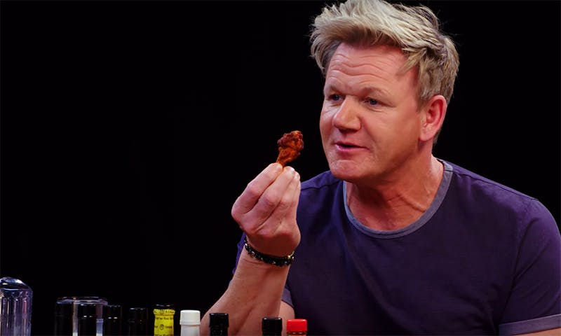 Gordon Ramsay On Hot Ones Watch It Here