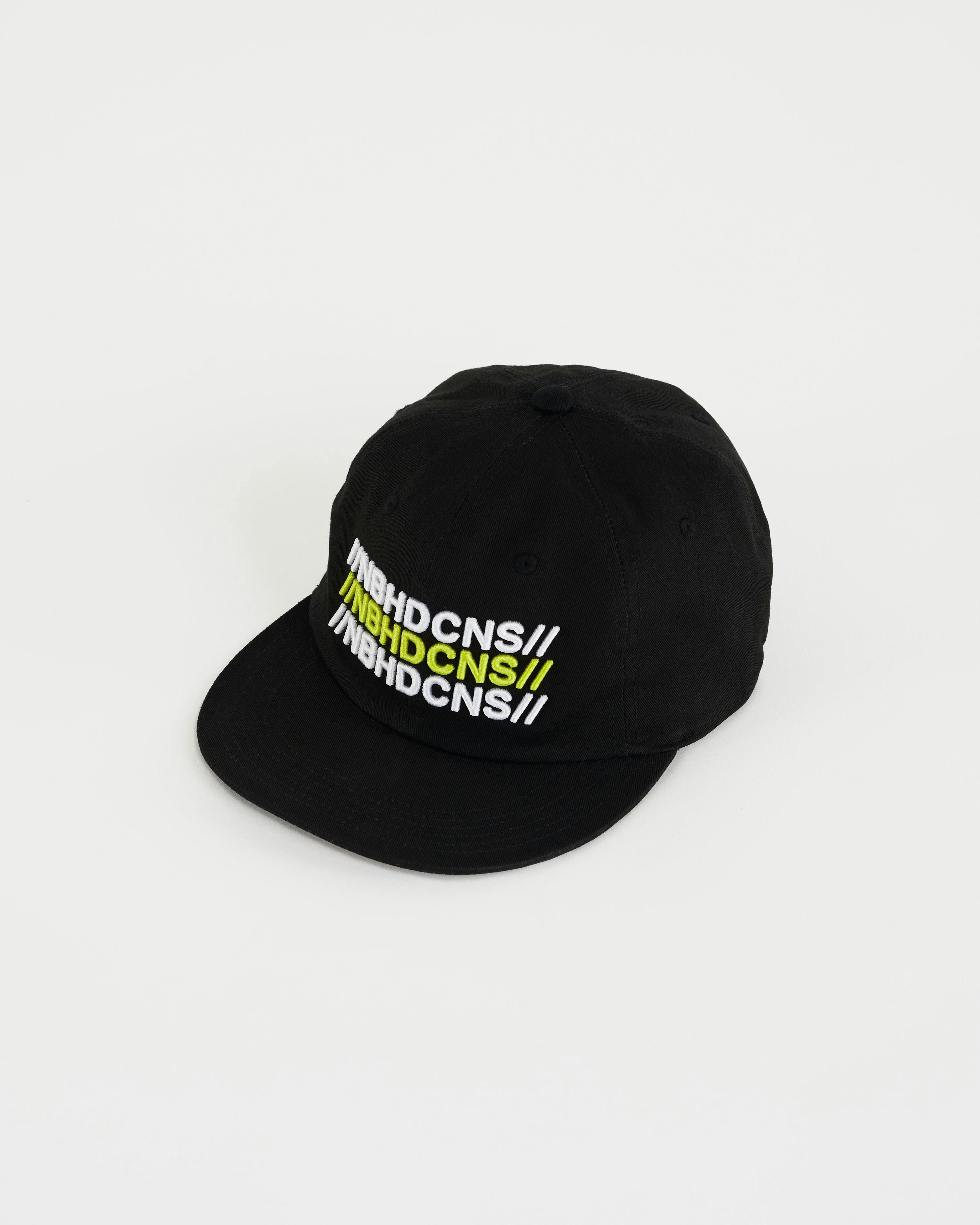 NBHD x Converse - 6 Panel Black Hat - Accessories - Black - Image 1