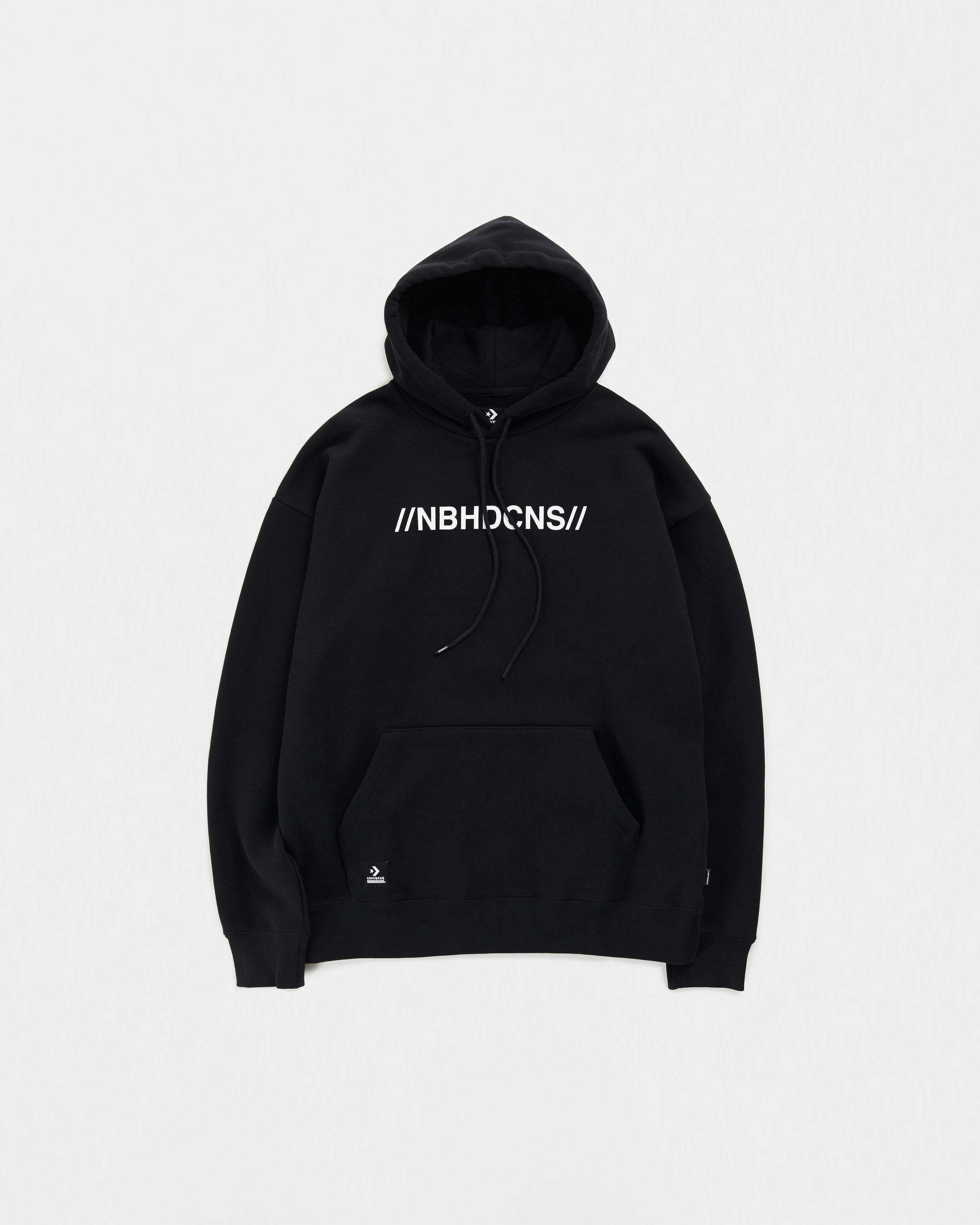 NBHD x Converse - Black Hoodie - Clothing - Black - Image 1