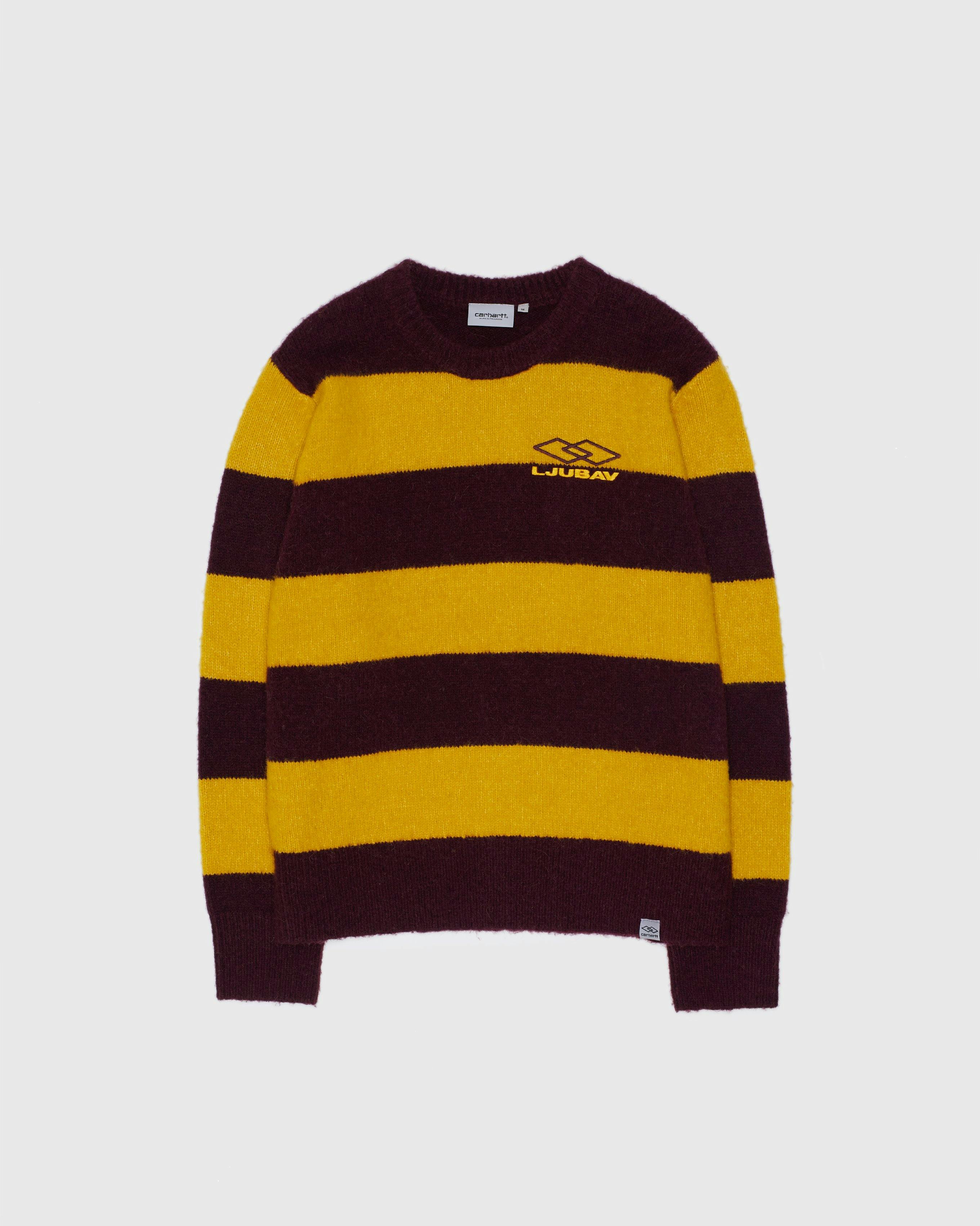 Carhartt WIP x Ljubav - Alvin Sweater - Clothing - Yellow - Image 1