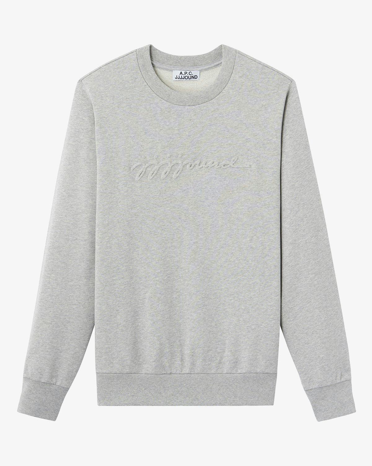 A.P.C. x JJJJound - Sweat Justin Grey - Clothing - Grey - Image 1