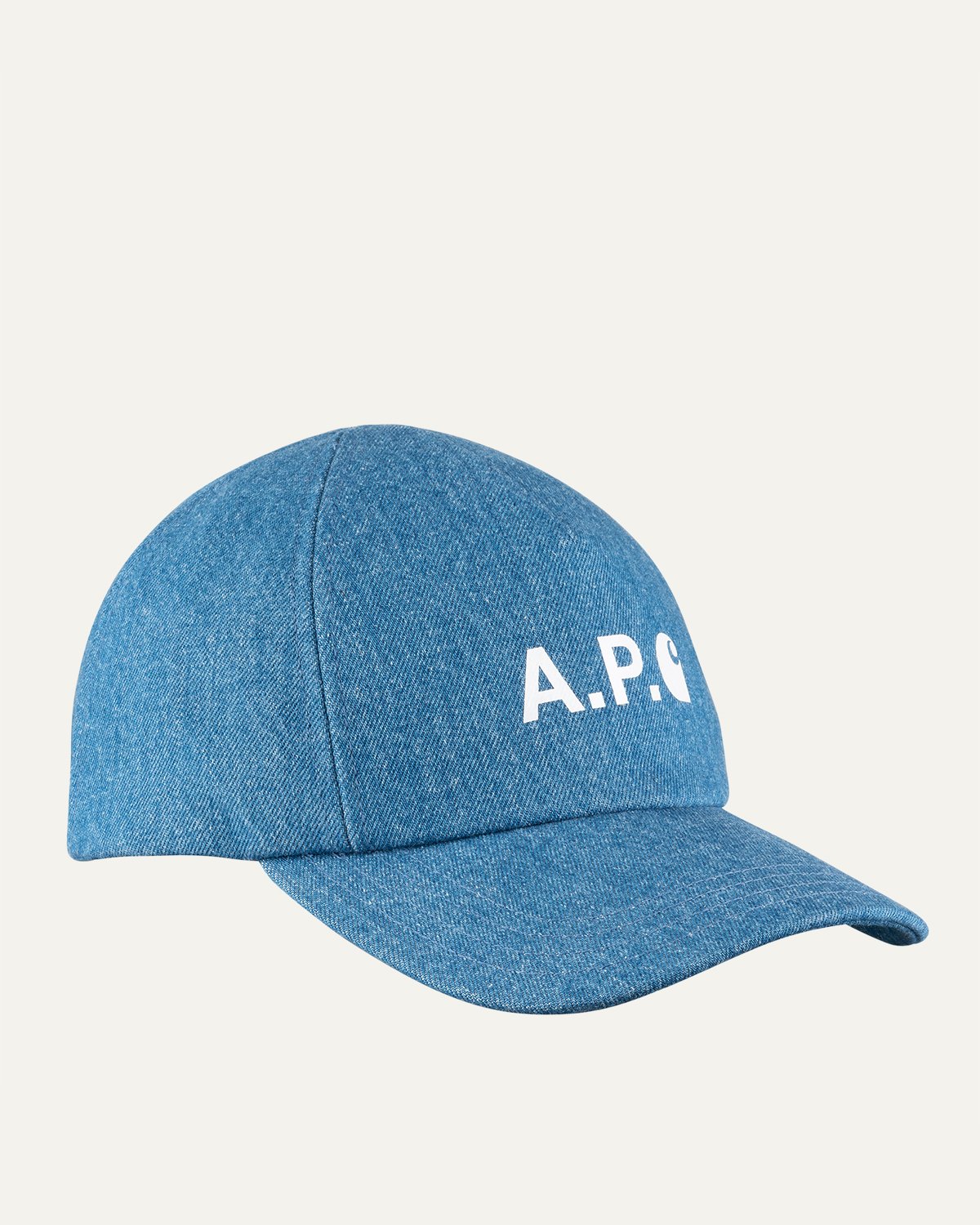 A.P.C. x Carhartt WIP - Cameron Baseball Cap Indigo - Caps - Blue - Image 1