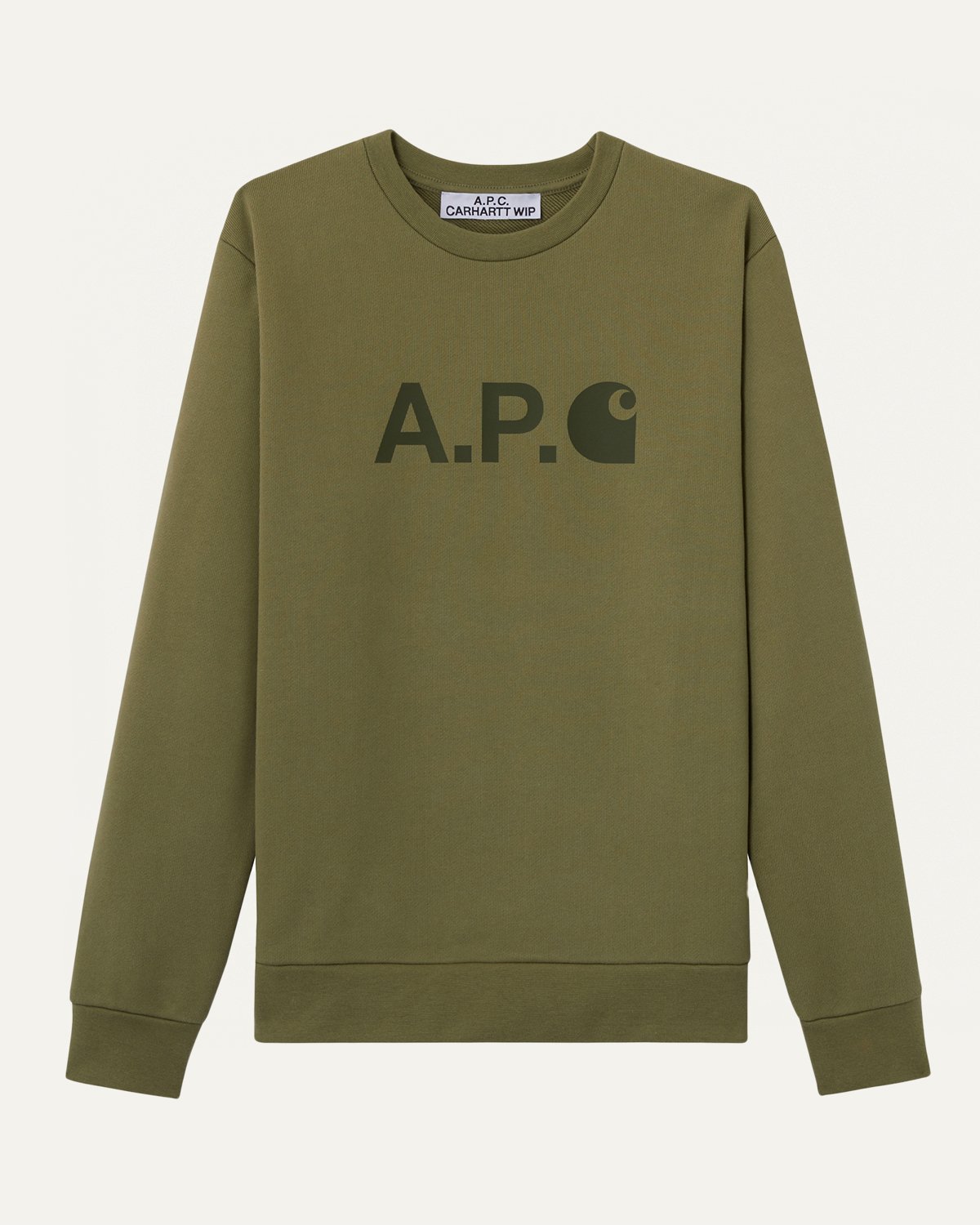 A.P.C. x Carhartt WIP - Ice Sweatshirt - Sweatshirts - Green - Image 1