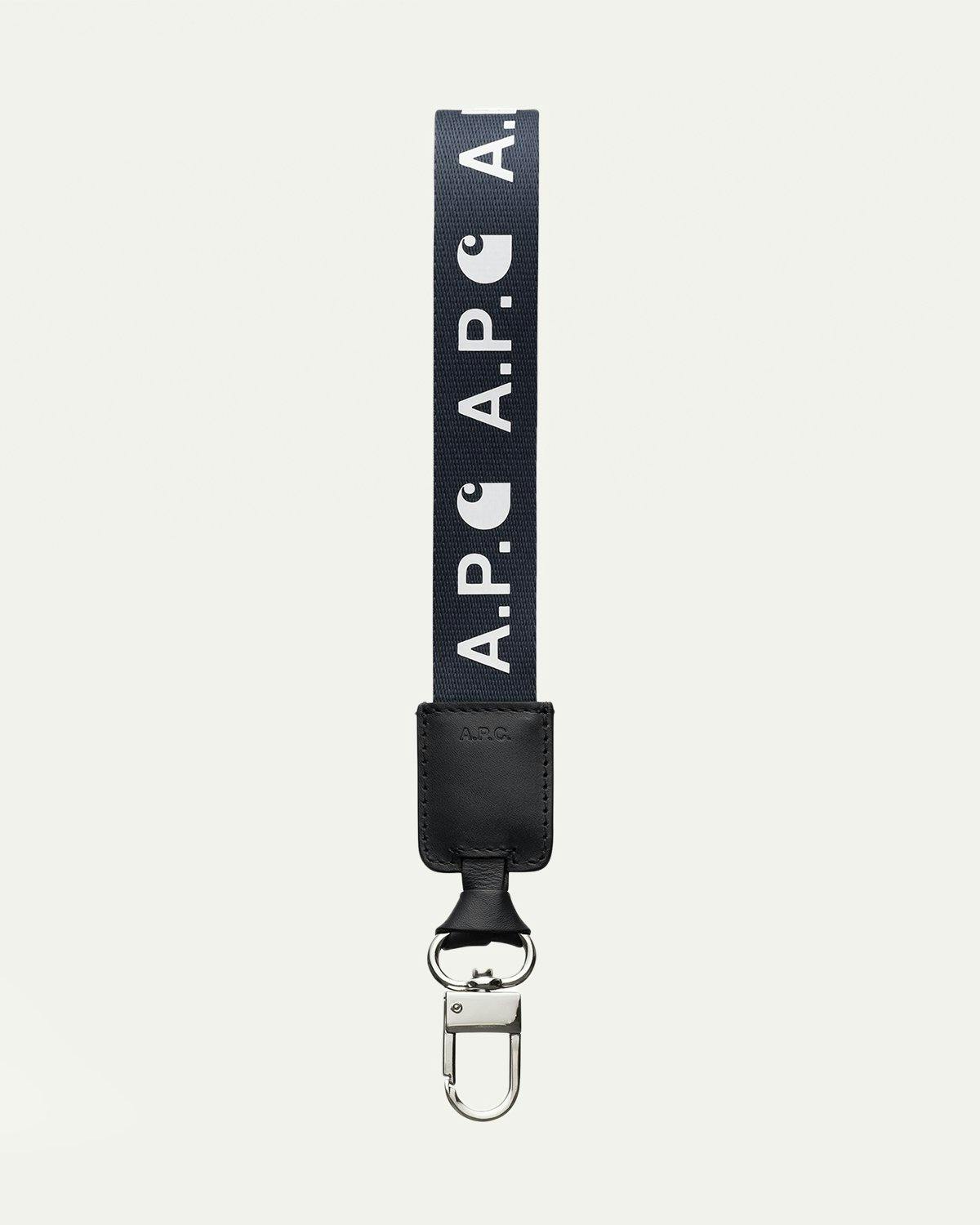 A.P.C. x Carhartt WIP - Finn Key Strap Indigo - Keychains & Lanyards - Blue - Image 1