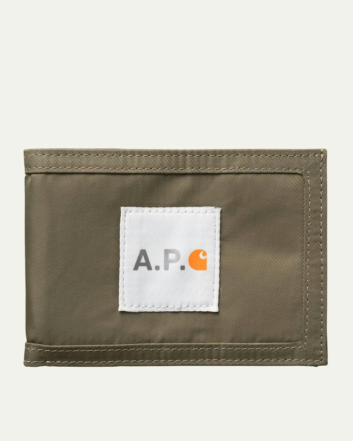 A.P.C. x Carhartt WIP - Shawn Wallet - Accessories - Green - Image 1