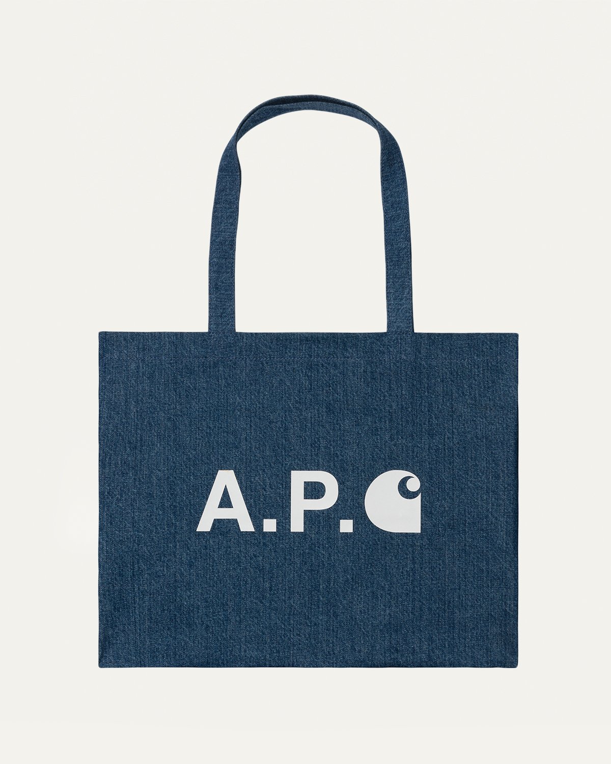 A.P.C. x Carhartt WIP - Alan Shopping Bag Indigo - Accessories - Blue - Image 1
