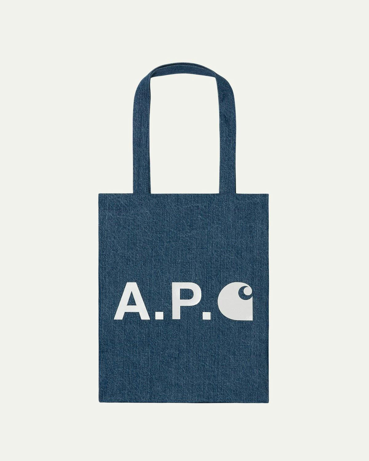 Carhartt WIP x A.P.C. - Alan Tote Indigo - Accessories - Blue - Image 1