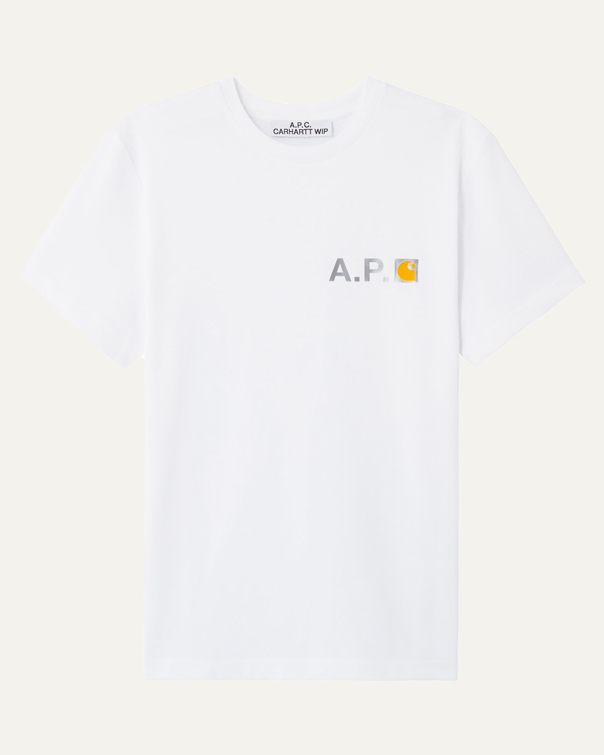 A.P.C. x Carhartt WIP - Fire T-Shirt White - Tops - White - Image 1