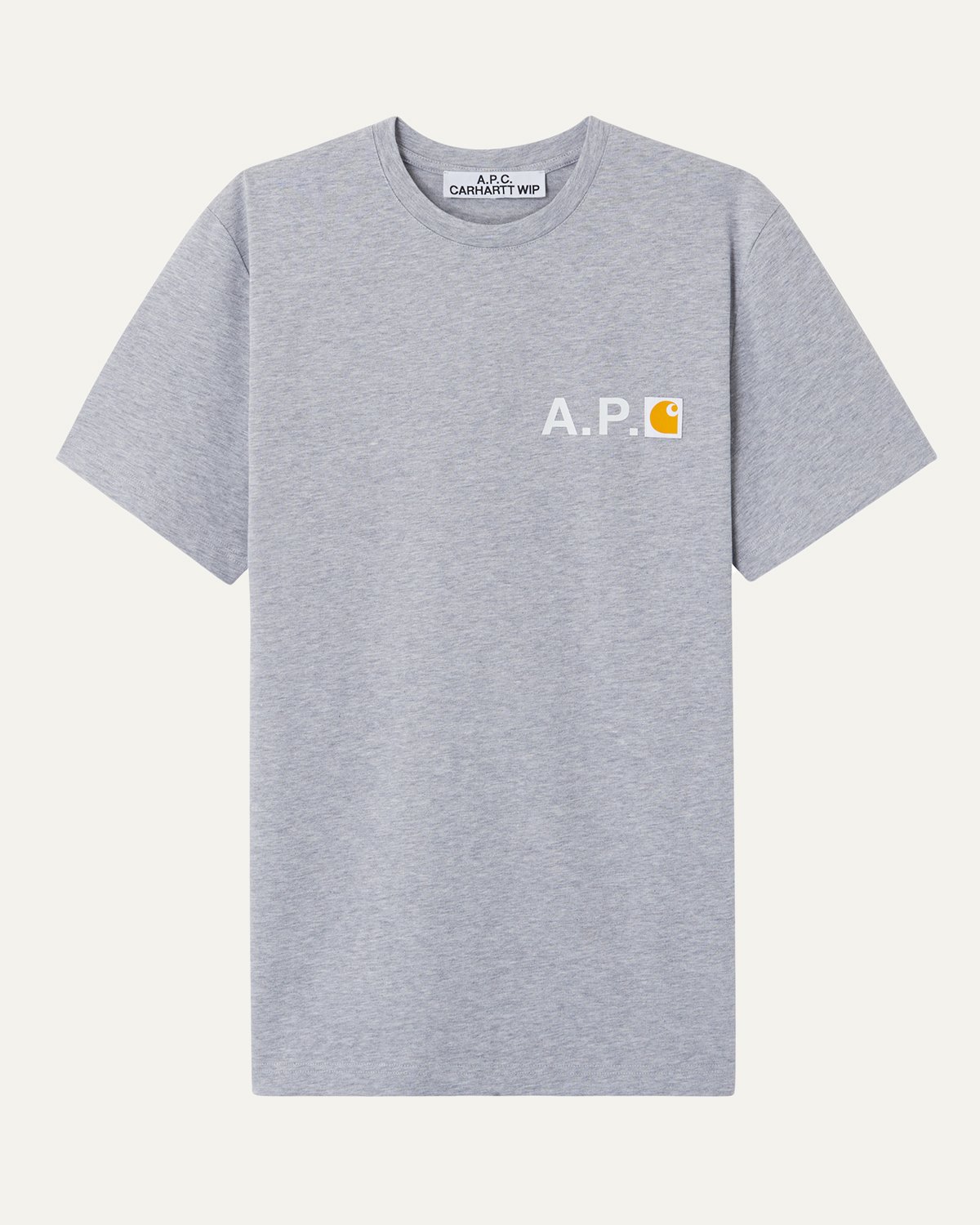 A.P.C. x Carhartt WIP - Fire T-Shirt Grey - Tops - Grey - Image 1