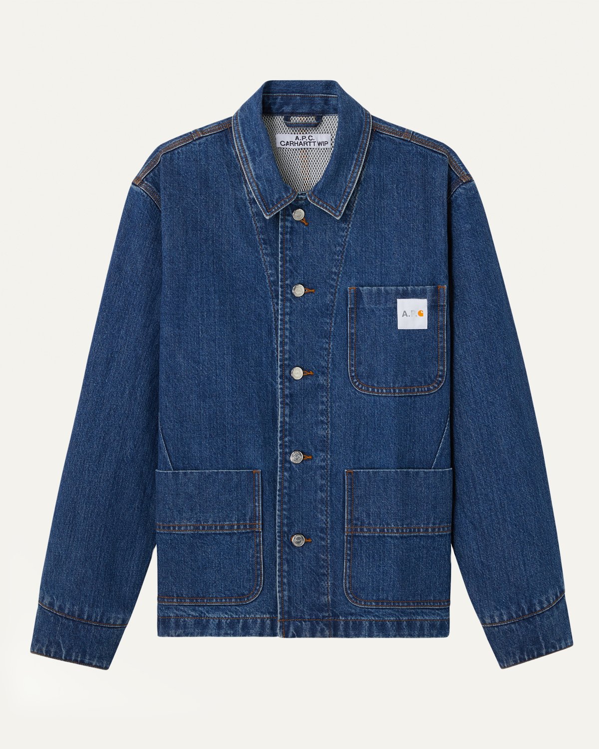 A.P.C. x Carhartt WIP - Talk Jacket - Outerwear - Blue - Image 1