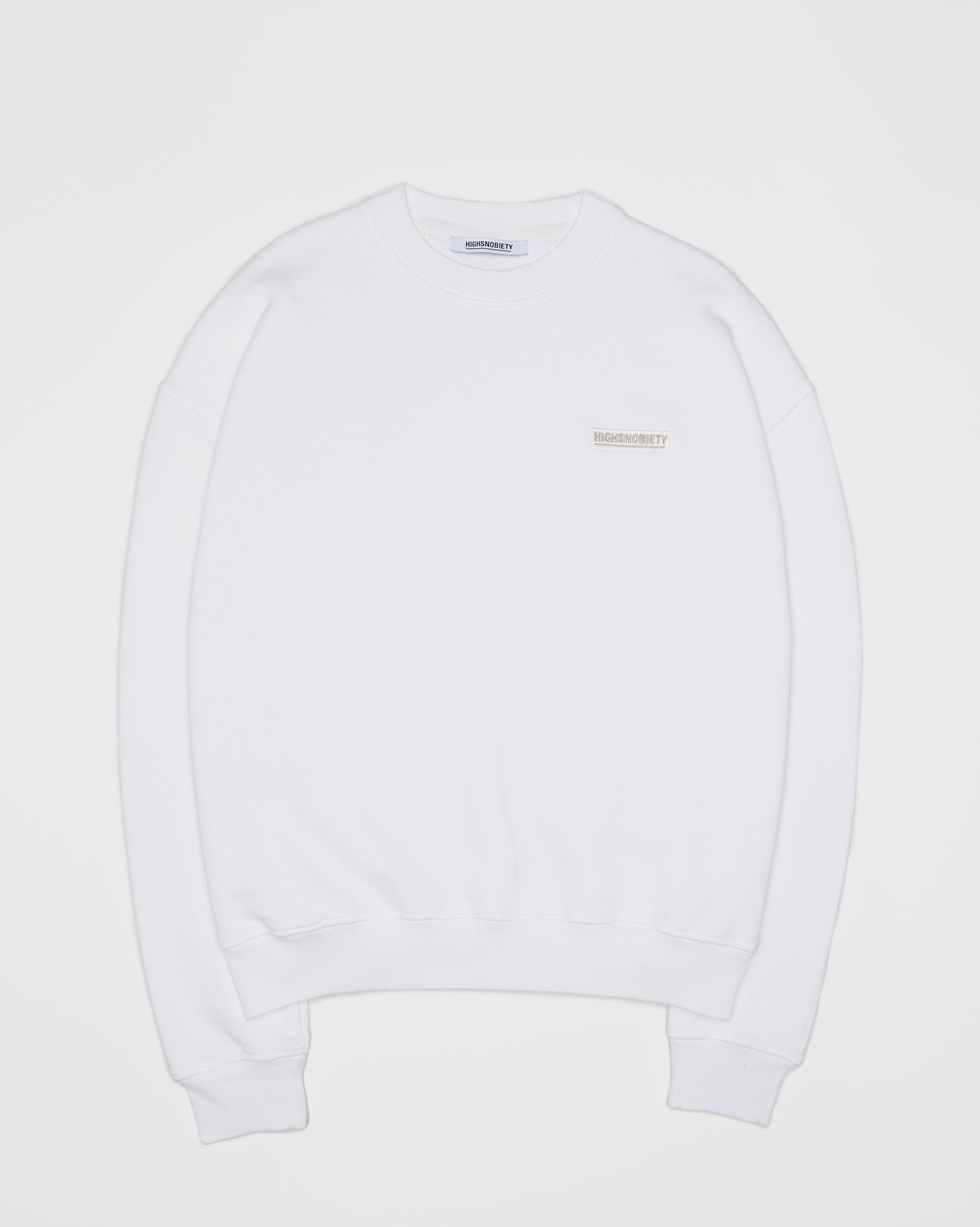 Highsnobiety - Staples Sweatshirt White - Clothing - White - Image 1
