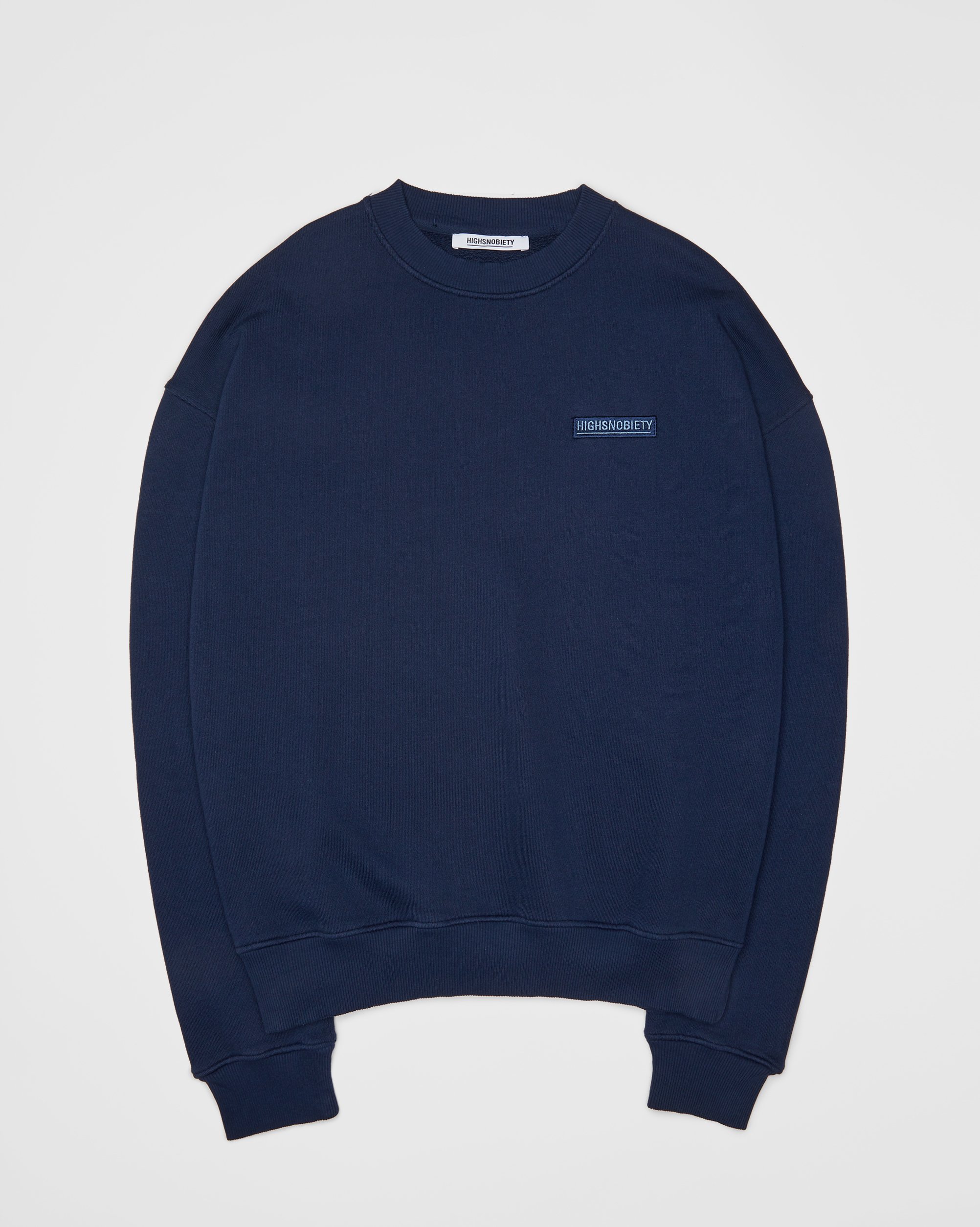 Highsnobiety - Staples Sweatshirt Navy - Clothing - Blue - Image 1