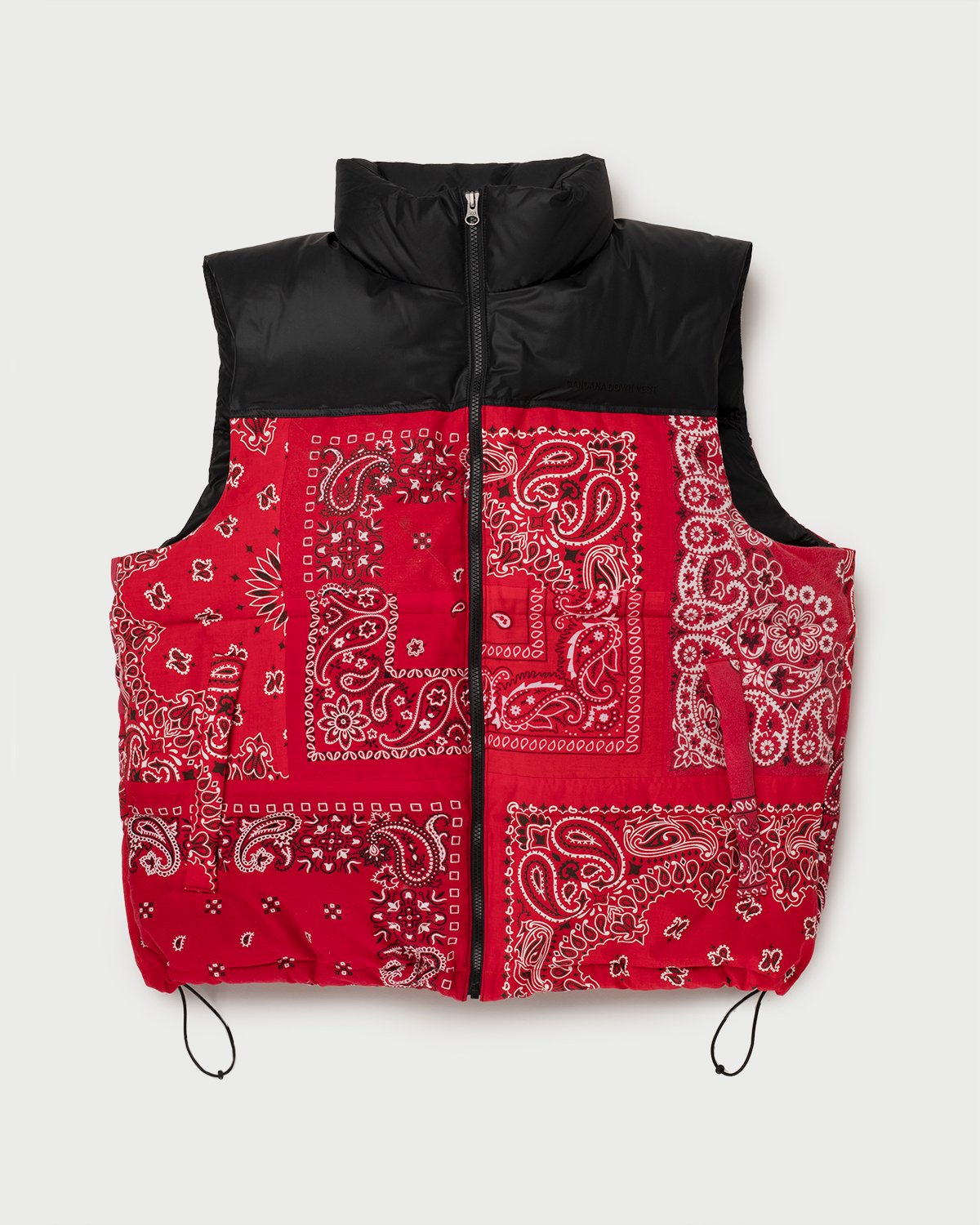 Miyagihidetaka - Bandana Vest Red - Clothing - Red - Image 1