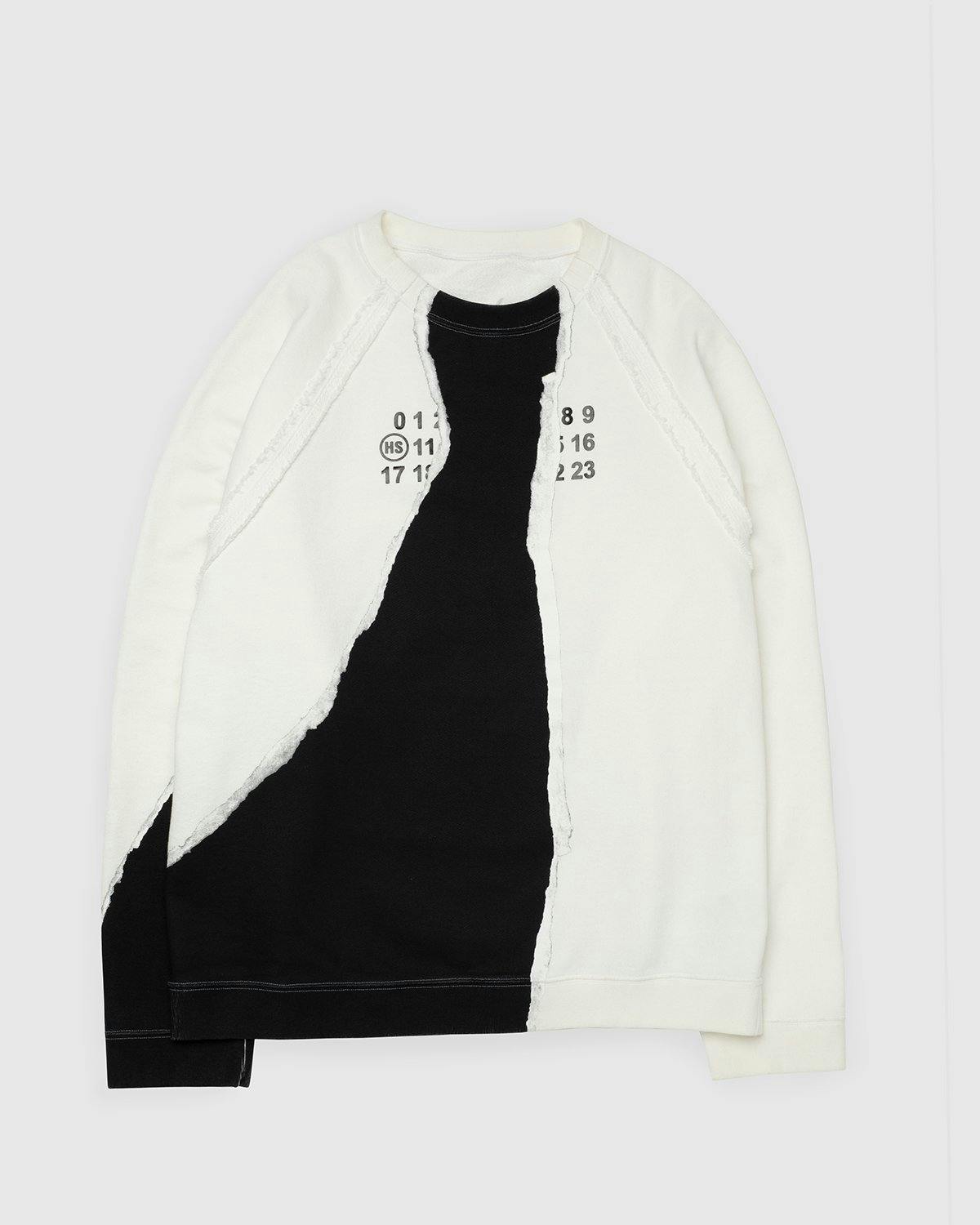 Maison Margiela - Logo Sweater - Clothing - White - Image 1