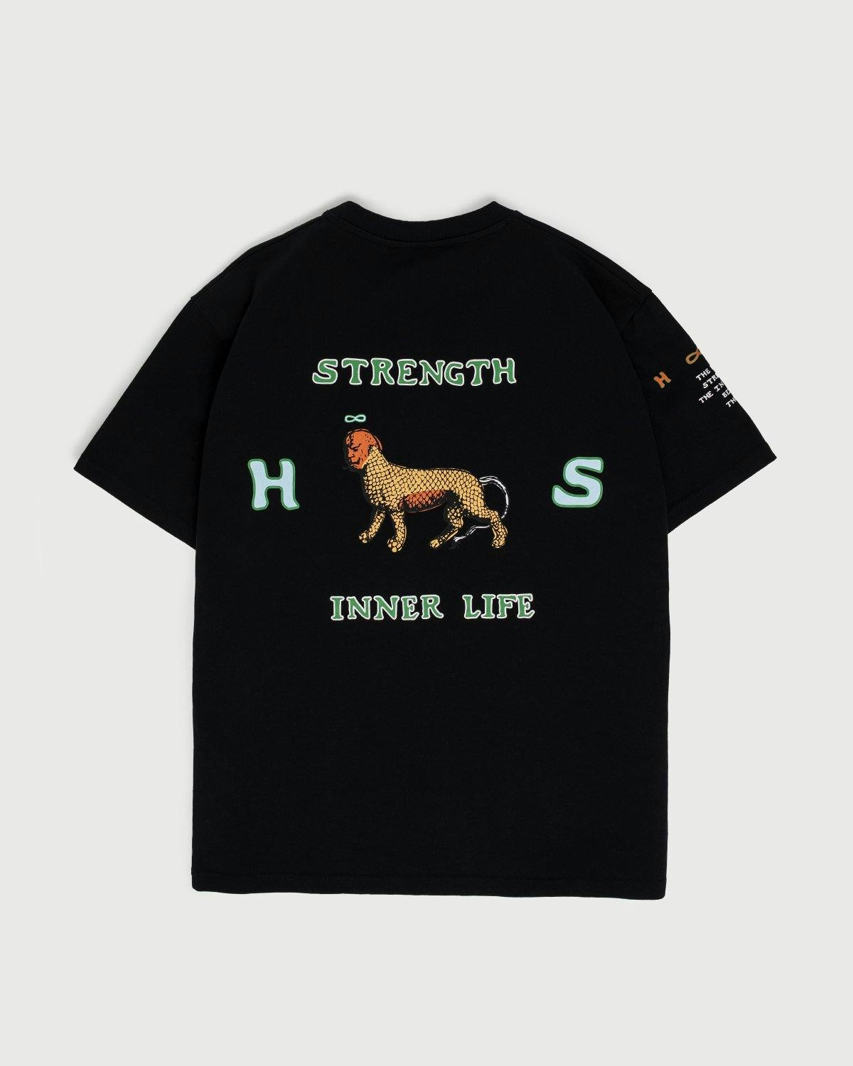 Highsnobiety - Inner Life The Strength T-Shirt Black - Clothing - Black - Image 1