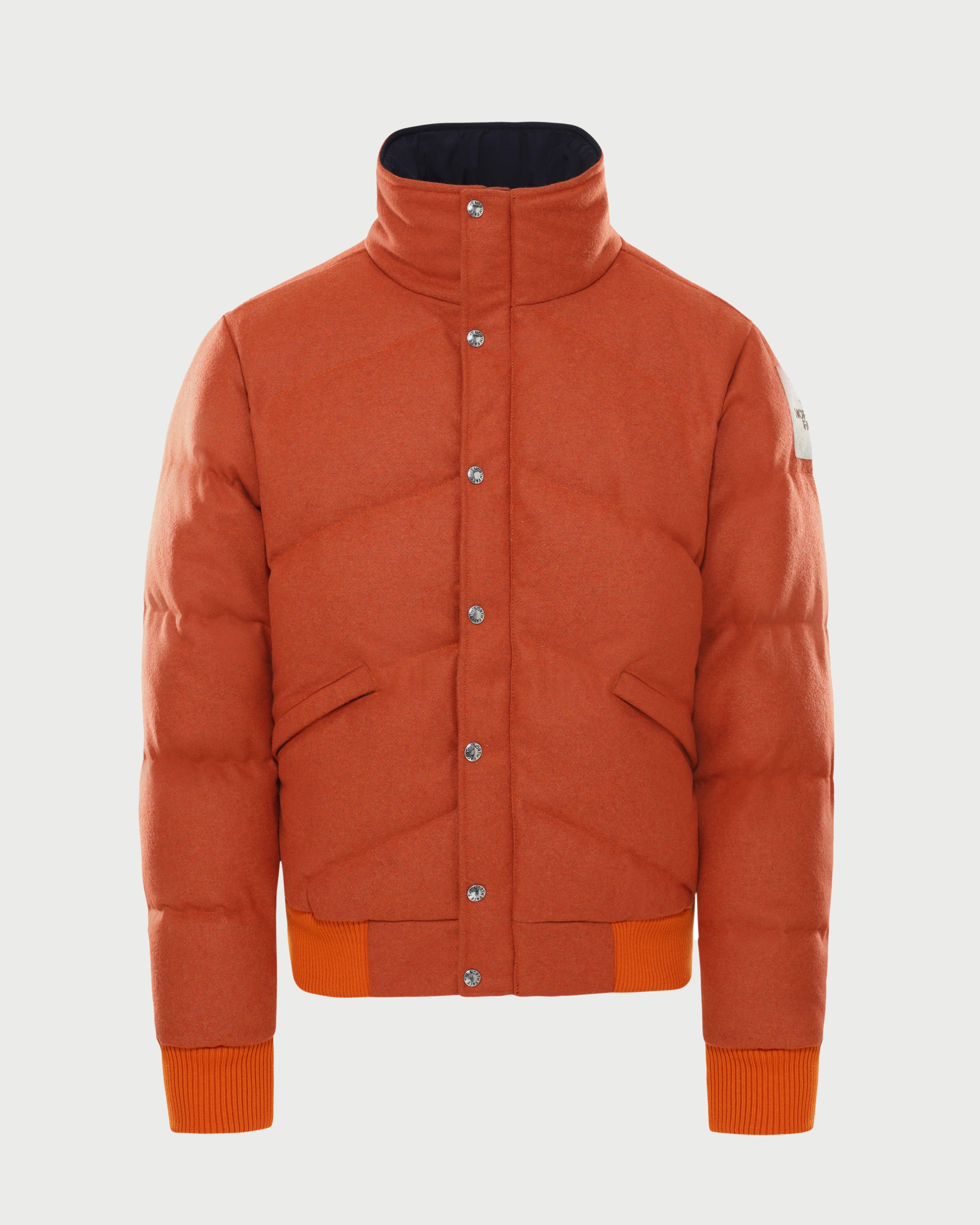 The North Face - Brown Label Larkspur Wool Down Jacket Heritage Orange Men - Clothing - Orange - Image 1