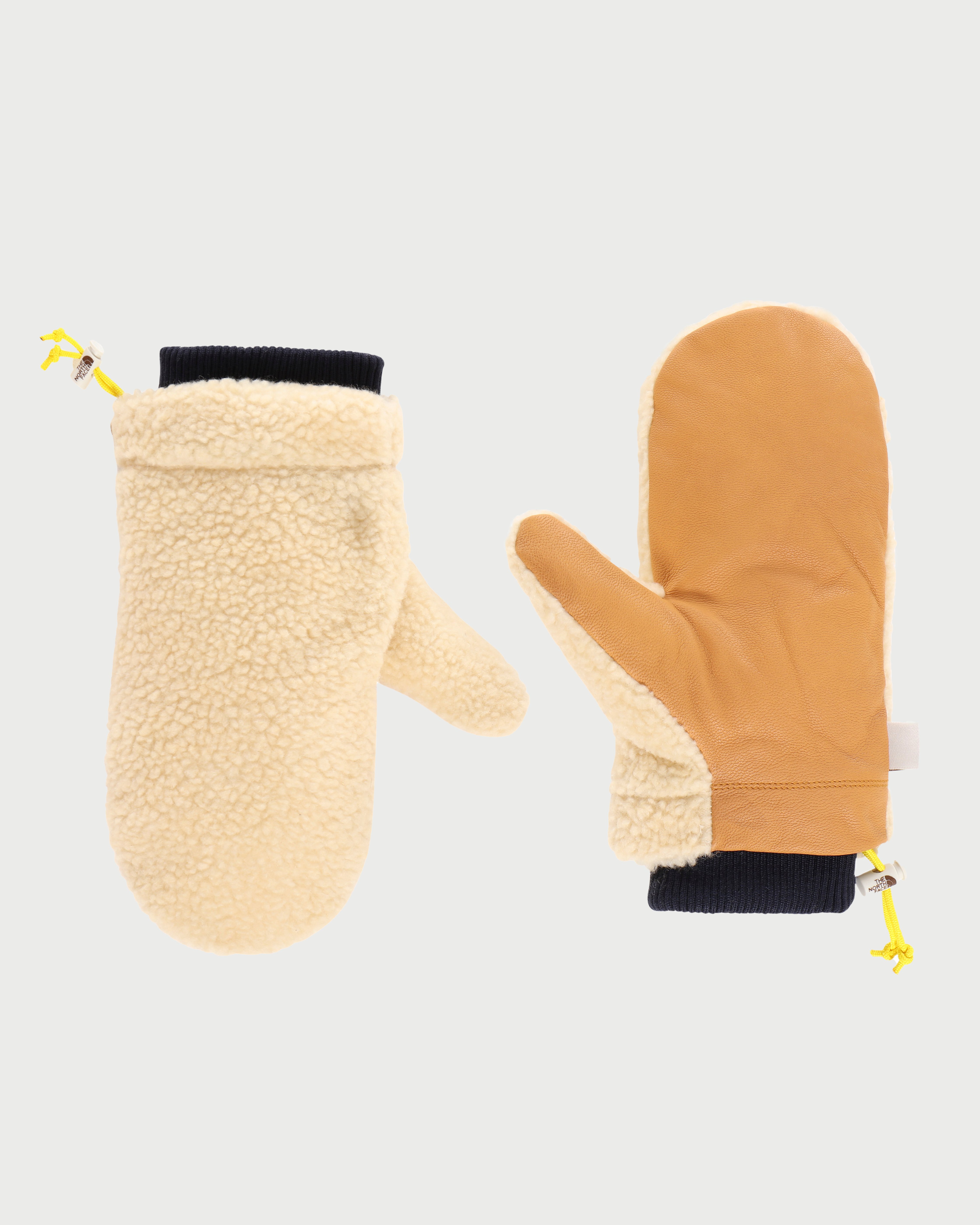 The North Face - Brown Label Knit Gloves Bleached Sand Unisex - Accessories - Yellow - Image 1