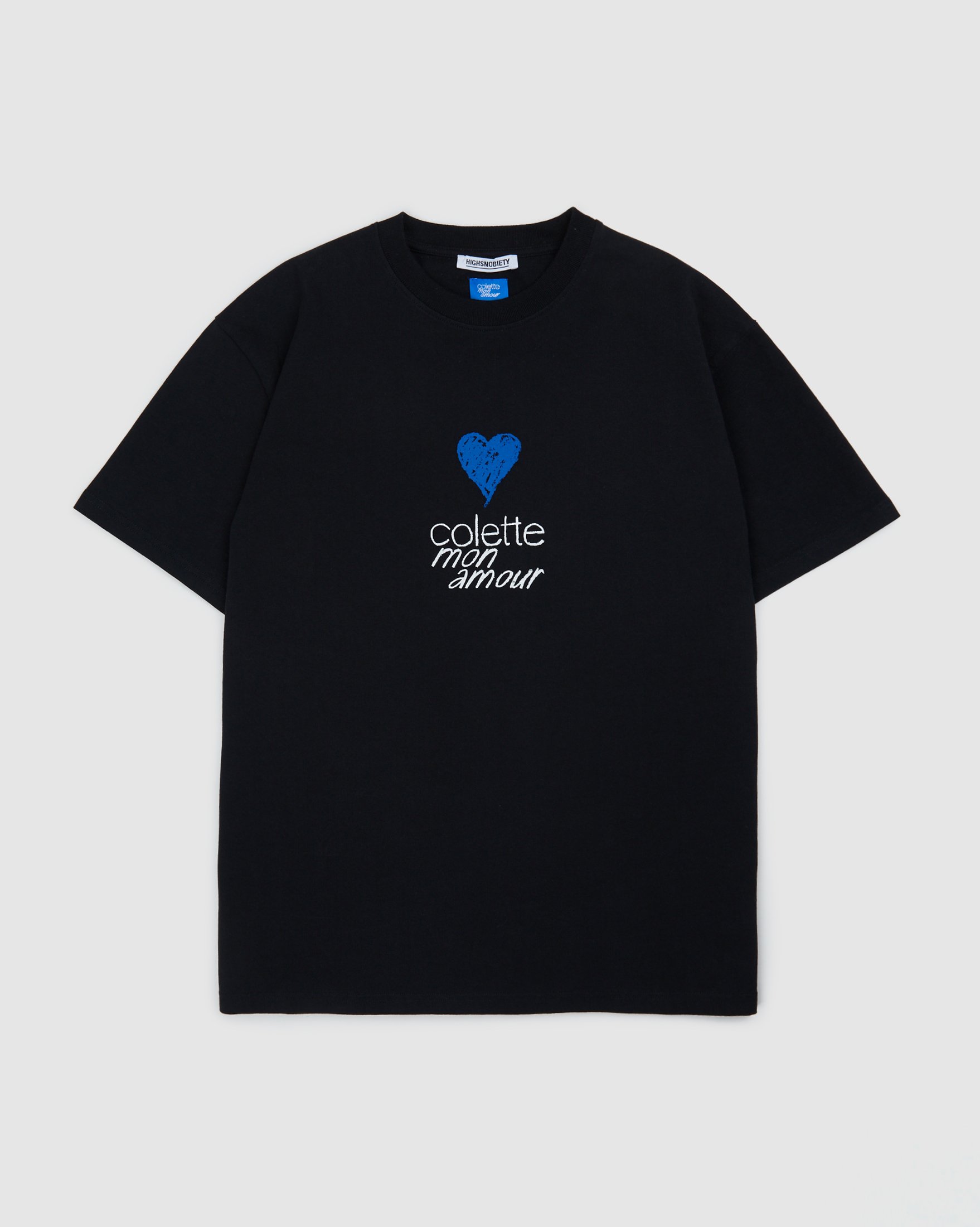 Colette Mon Amour - Heart T-Shirt Black - Clothing - Black - Image 1