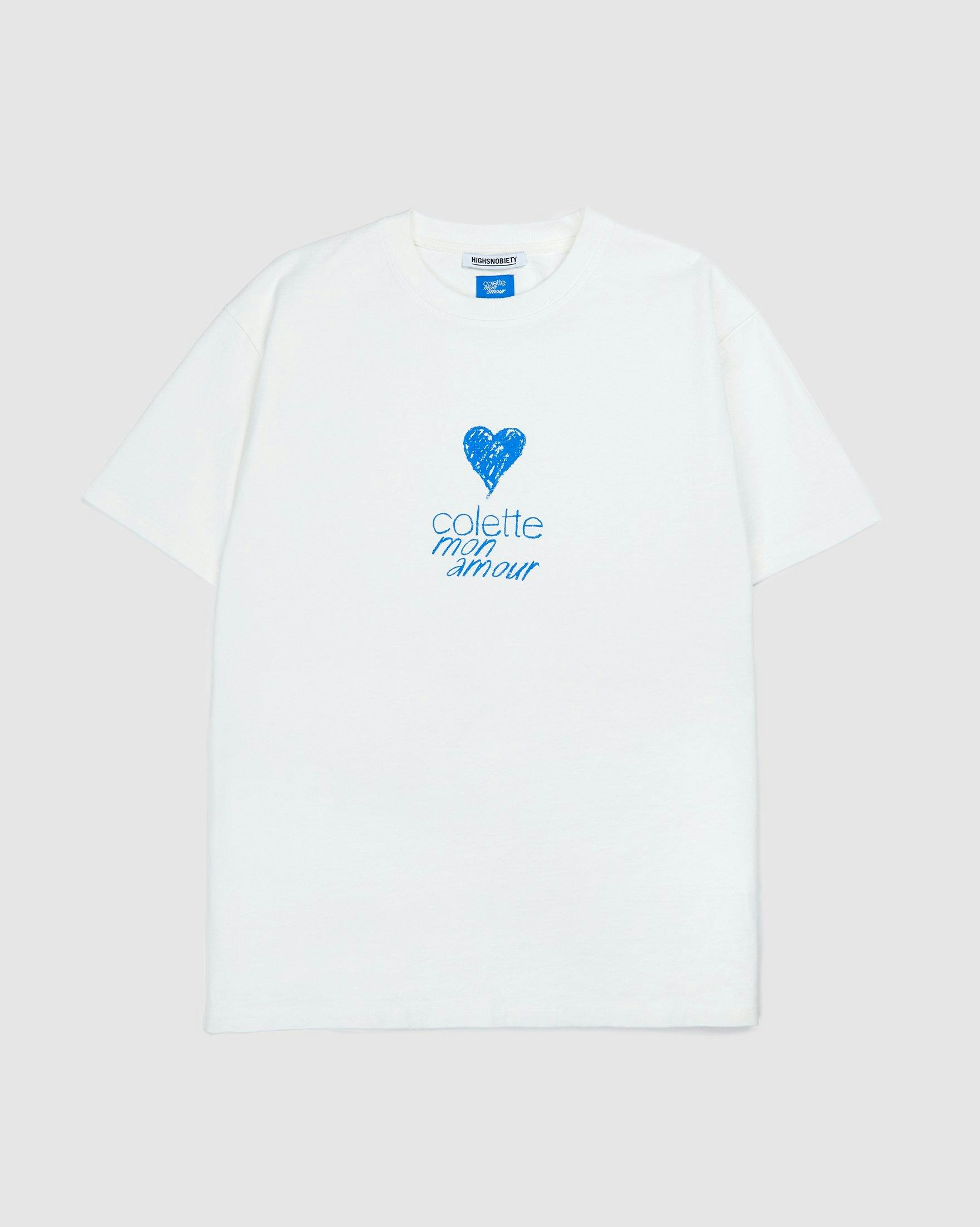 Colette Mon Amour - Heart T-Shirt White - Clothing - White - Image 1