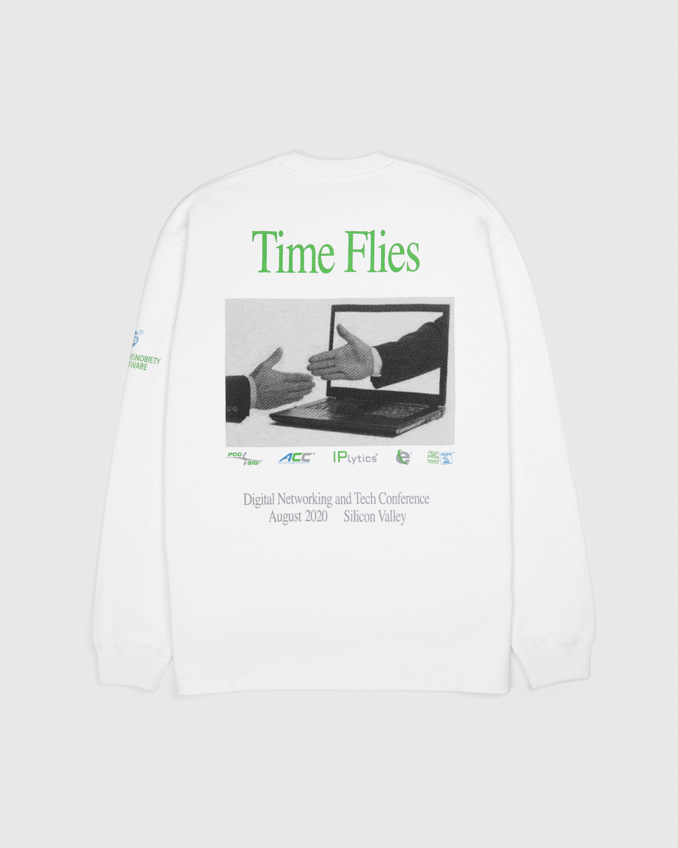 Highsnobiety - This Never Happened Tech Convention T-Shirt White - Clothing - White - Image 1
