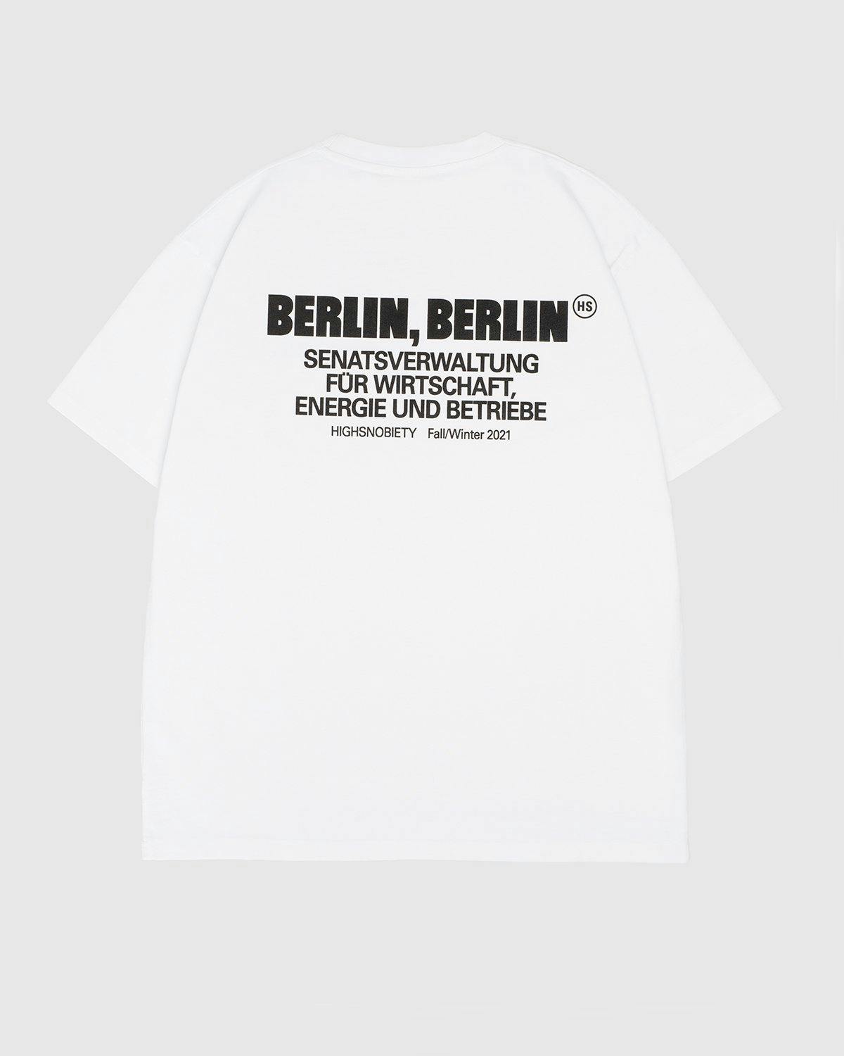 Highsnobiety - Berlin, Berlin T-Shirt White - Clothing - White - Image 1