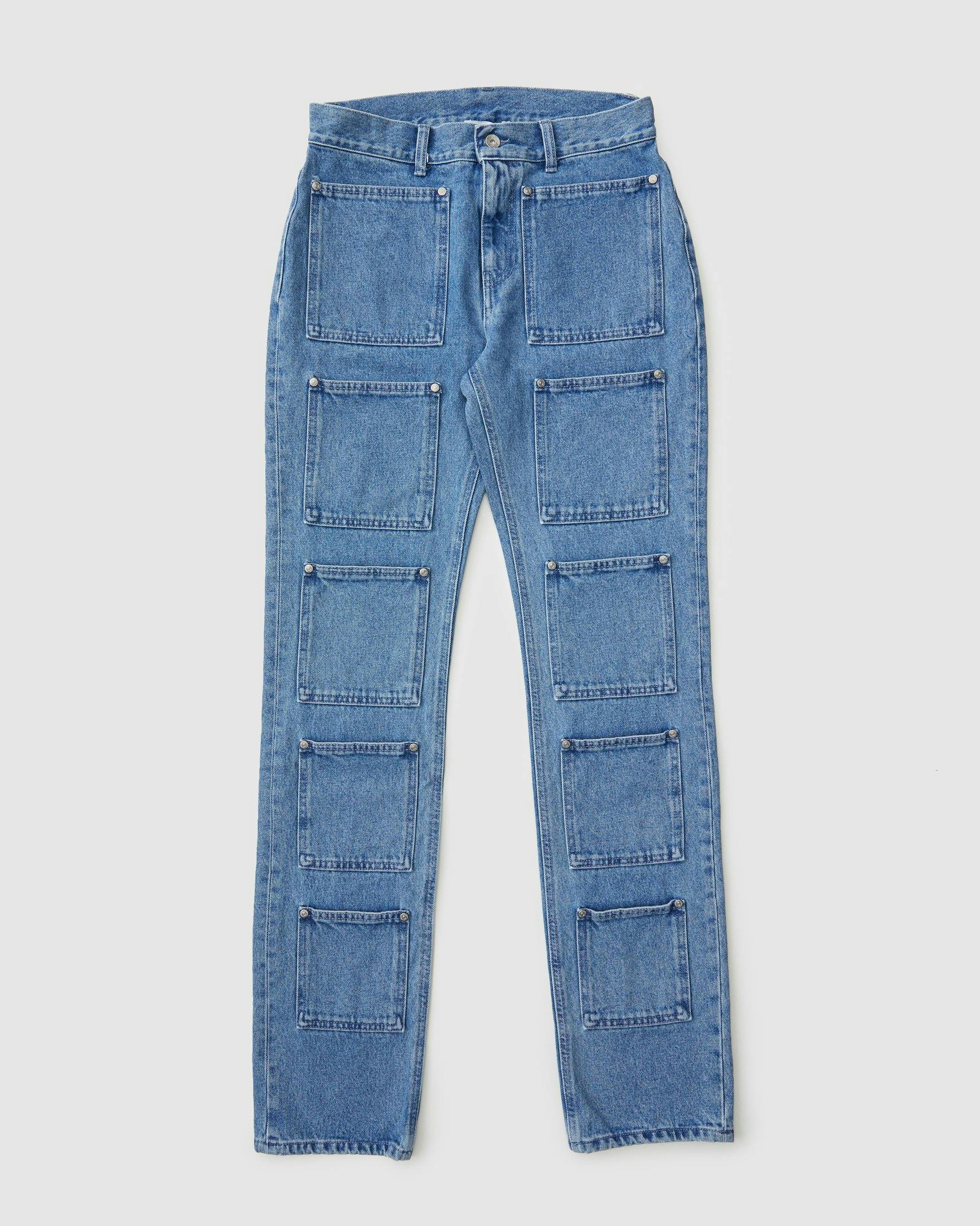 Lourdes New York - Multi-pocket Denim Blue - Clothing - Blue - Image 1