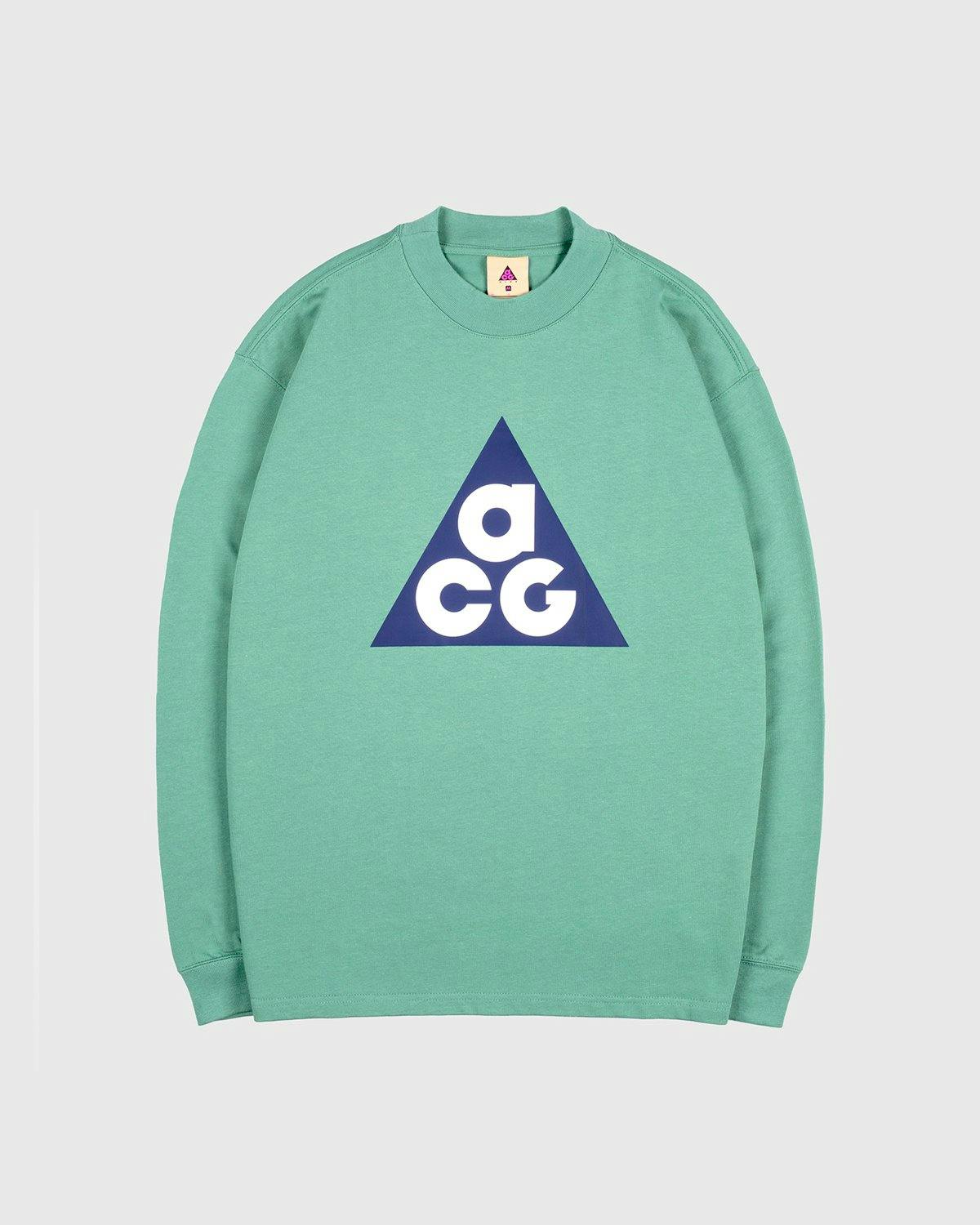 Nike ACG - M NRG ACG LS Big Tee Green - Clothing - Green - Image 1