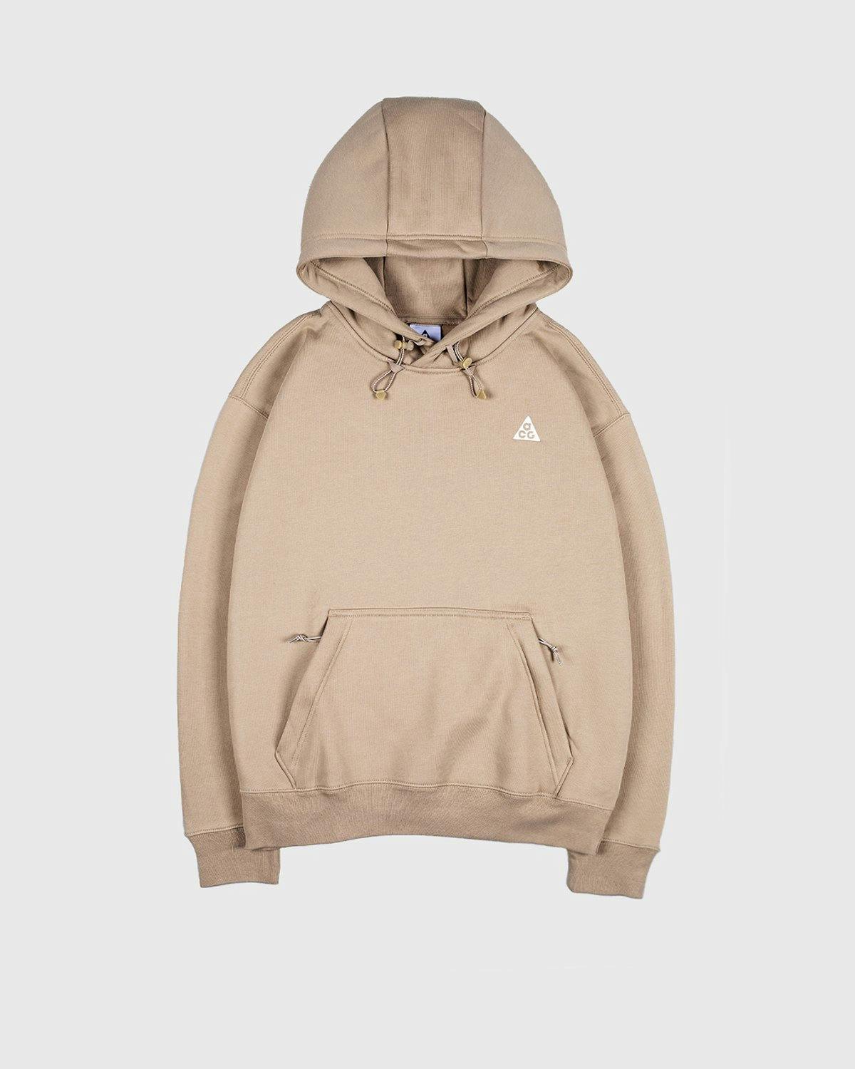 Nike ACG - M NRG ACG Hoodie Khaki Summer White - Clothing - Beige - Image 1