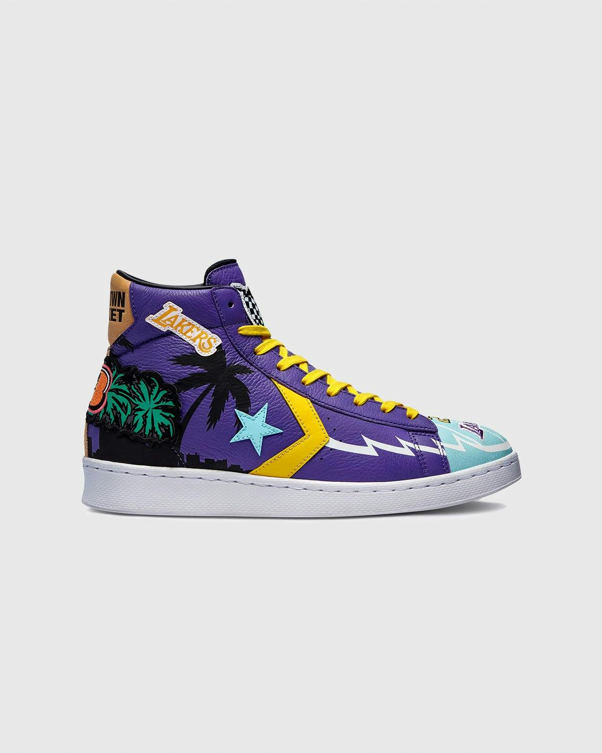 Converse x Jeff Hamilton - Pro Leather High Violet/Poolside - Footwear - Purple - Image 1