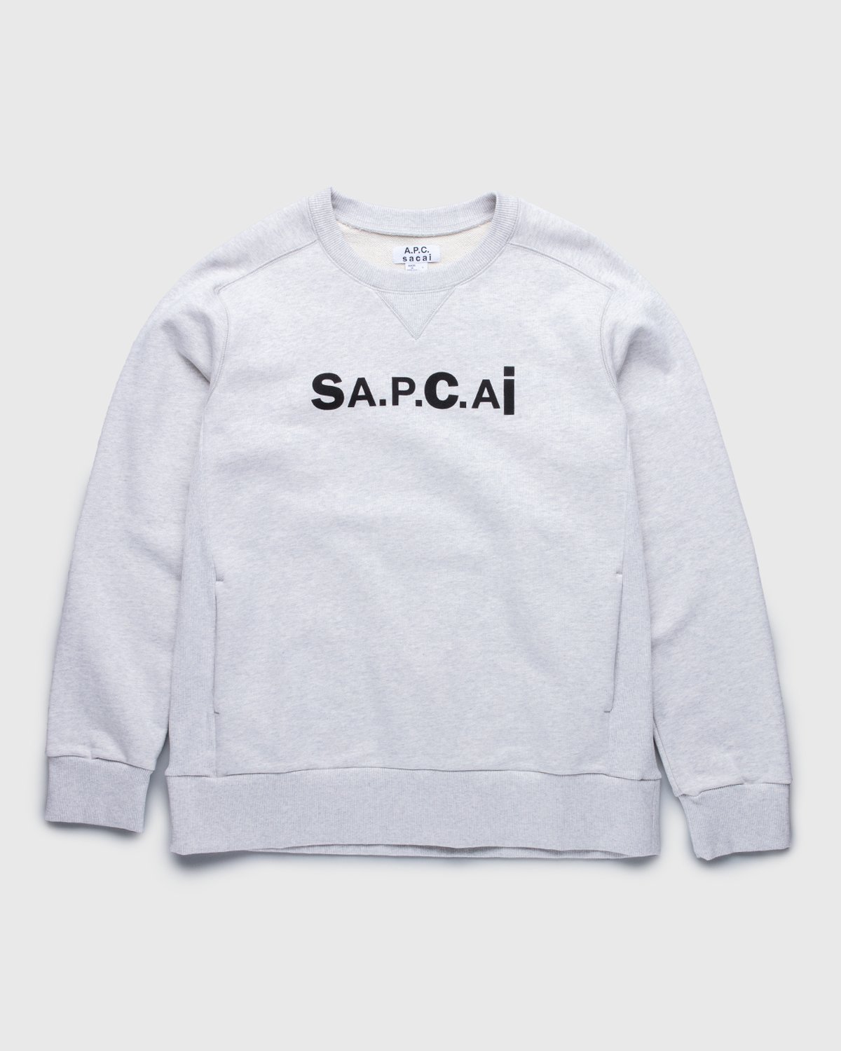 A.P.C. x Sacai - Tani Sweater Light Grey - Clothing - Grey - Image 1