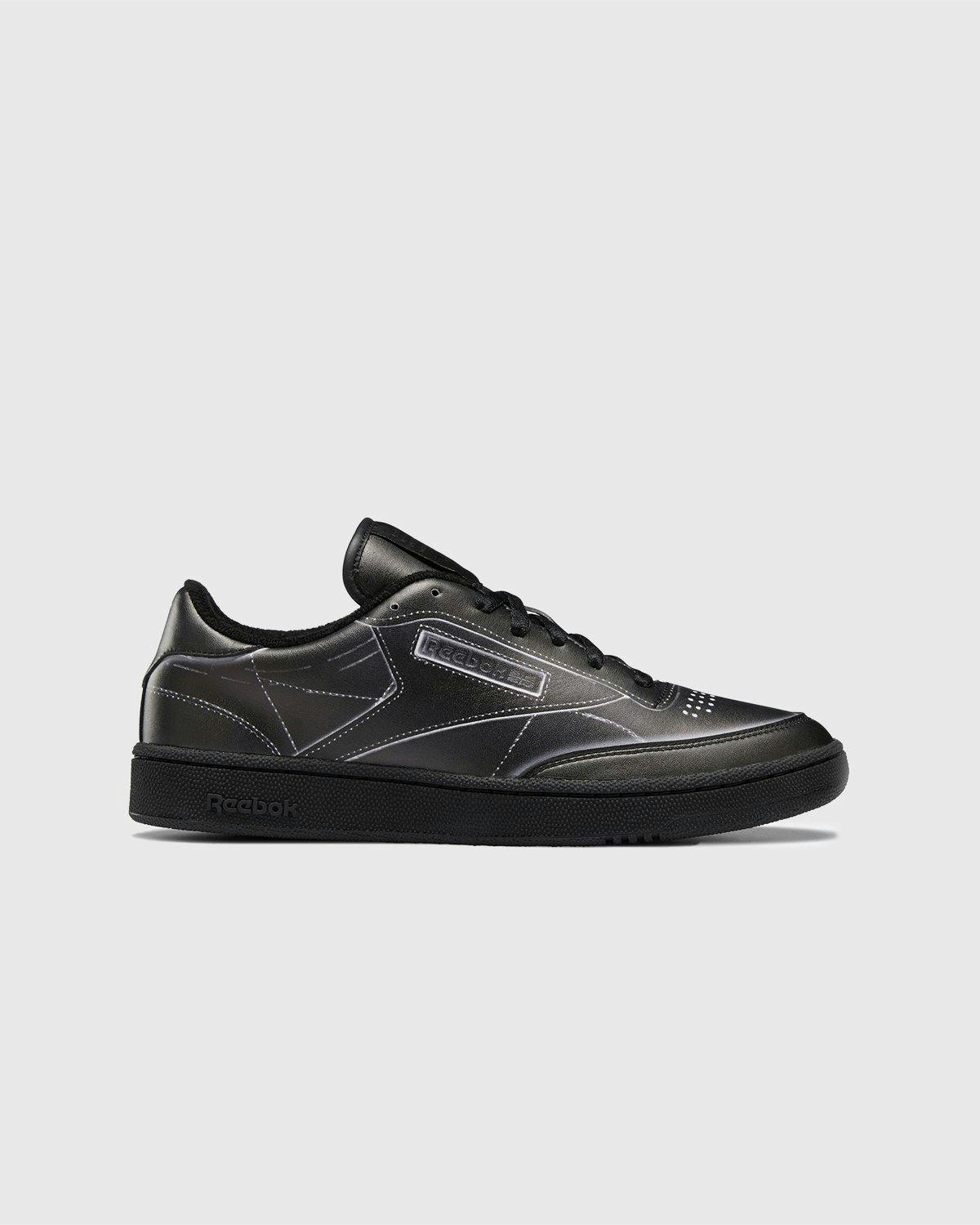 Maison Margiela x Reebok - Club C Trompe L’Oeil Black - Footwear - Black - Image 1