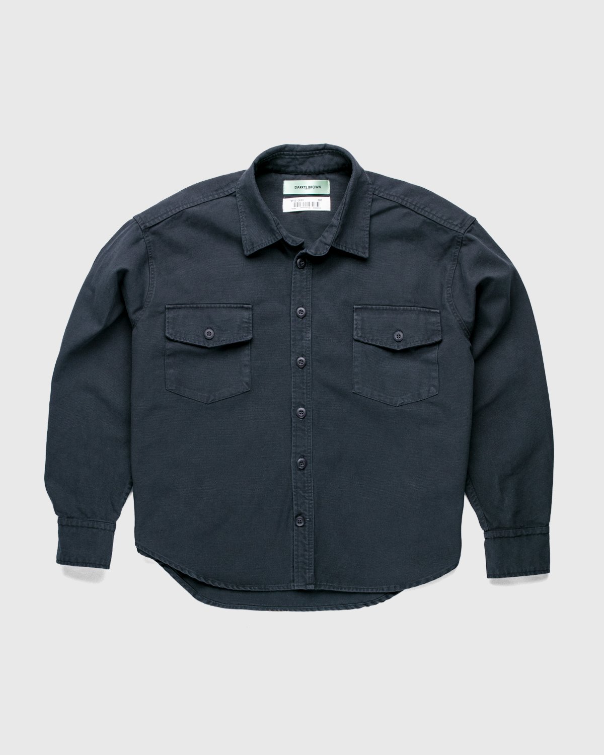 Darryl Brown - Military Work Shirt Vintage Black - Clothing - Black - Image 1