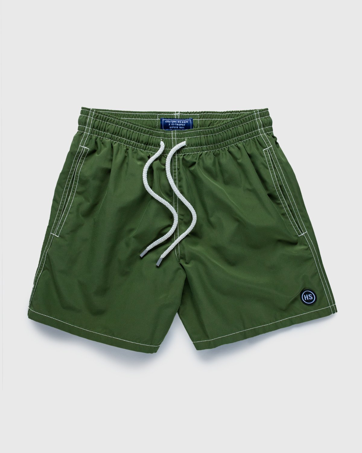 Vilebrequin x Highsnobiety - Logo Shorts Green - Clothing - Green - Image 1