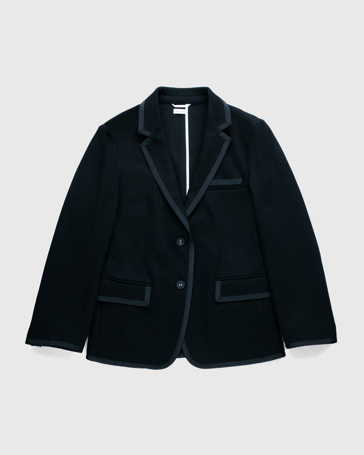 Thom Browne x Highsnobiety - Women’s Deconstructed Sport Jacket Black - Clothing - Black - Image 1