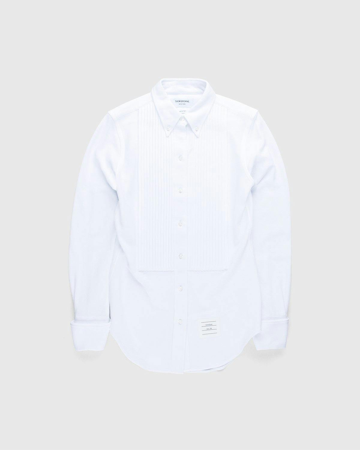 Thom Browne x Highsnobiety - Women’s Button-Down Shirt White - Clothing - White - Image 1