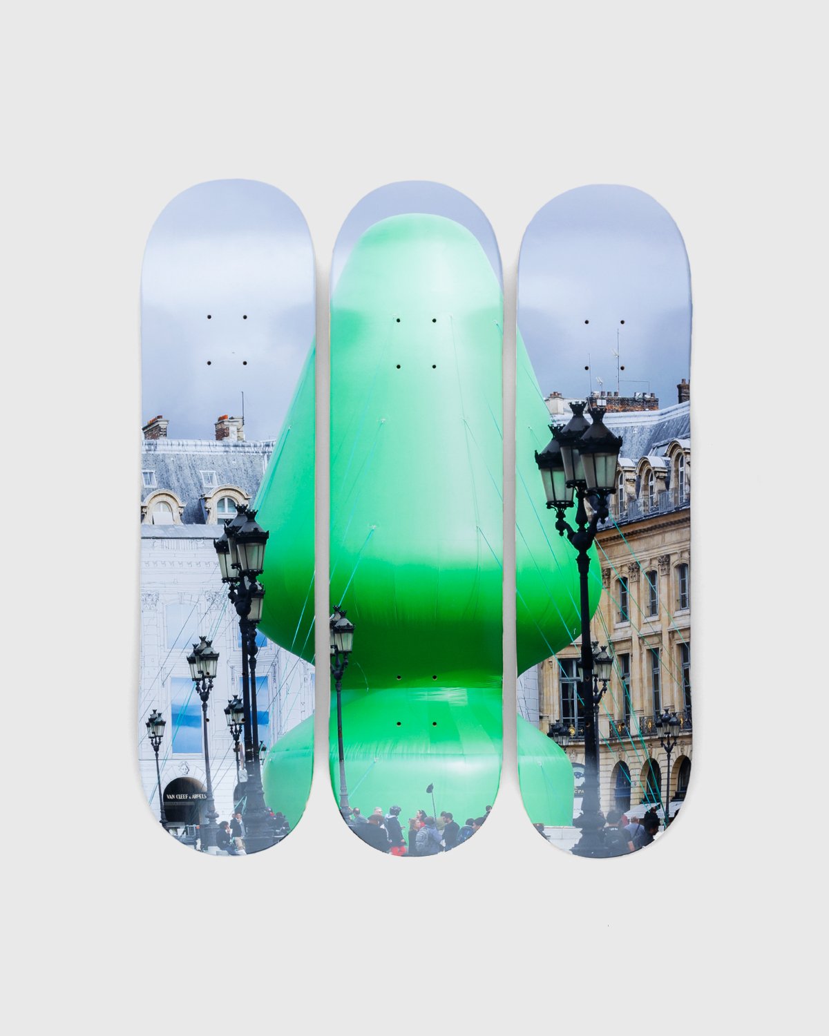 The Skateroom x Highsnobiety - Paul Mccarthy “Tree” Skate Deck Set - Lifestyle - Green - Image 1