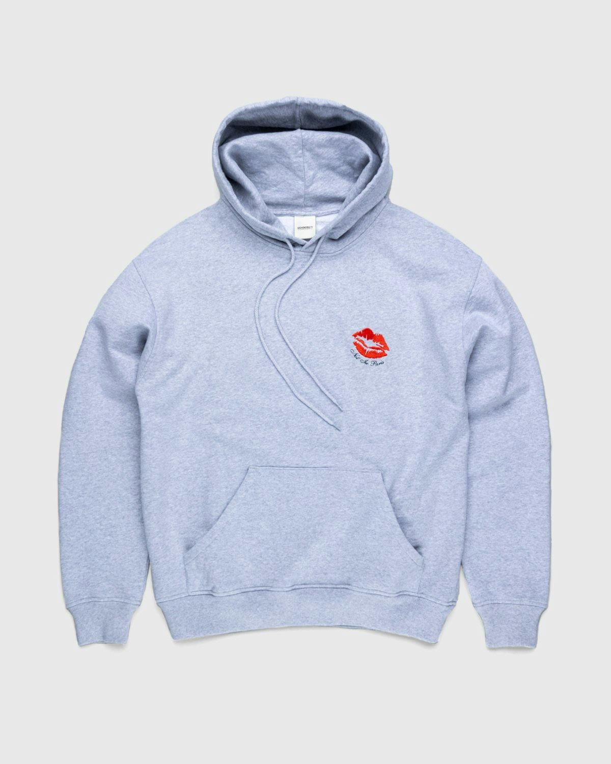 Highsnobiety - Not In Paris 3 Kiss Hoodie Grey - Clothing - Grey - Image 1