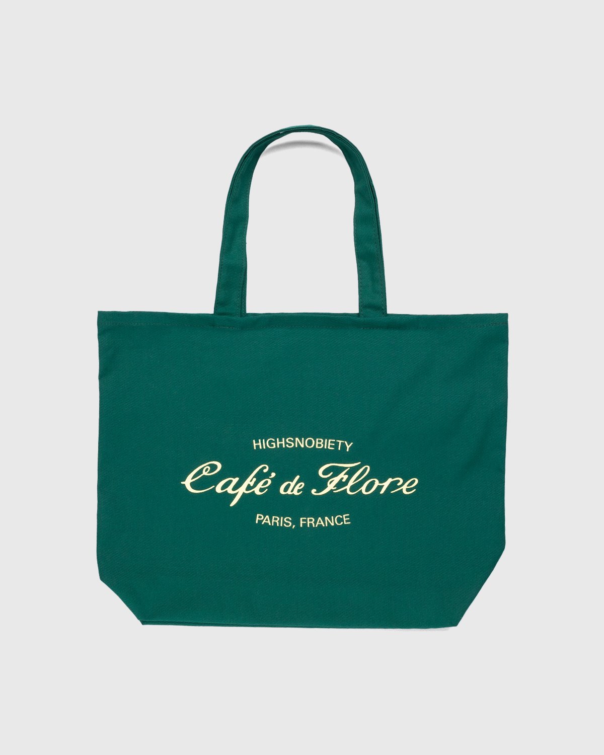 Highsnobiety - Not In Paris 3 x Café De Flore Tote Bag Green - Accessories - Green - Image 1