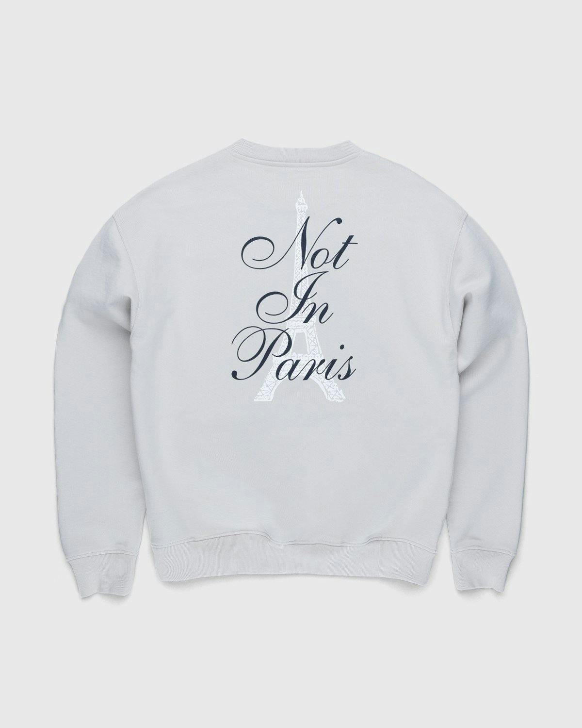 Highsnobiety - Not In Paris 3 Tour Eiffel Crewneck Natural - Clothing - Grey - Image 1