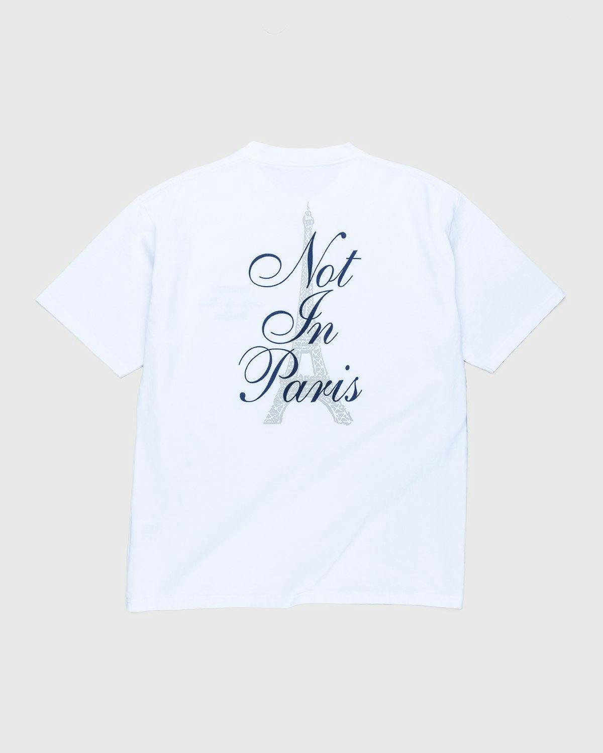 Highsnobiety - Not In Paris 3 Tour Eiffel T-Shirt White - Clothing - White - Image 1