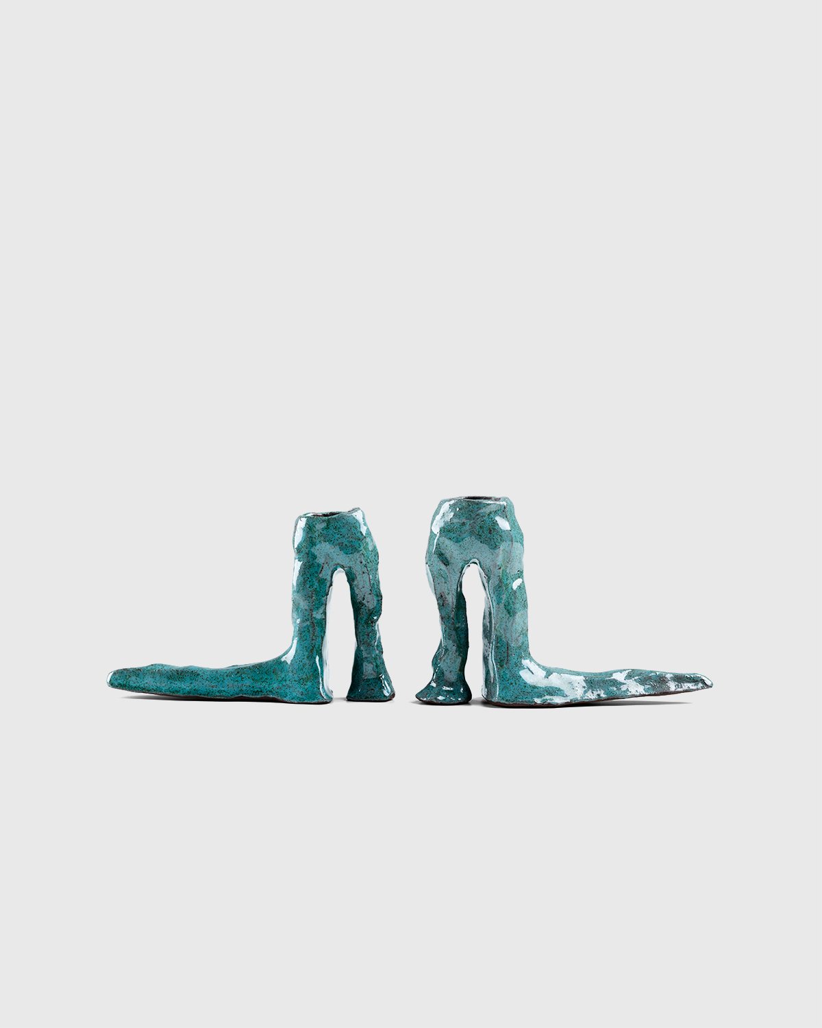 Laura Welker - Candle Holder Turquoise - Lifestyle - Green - Image 1