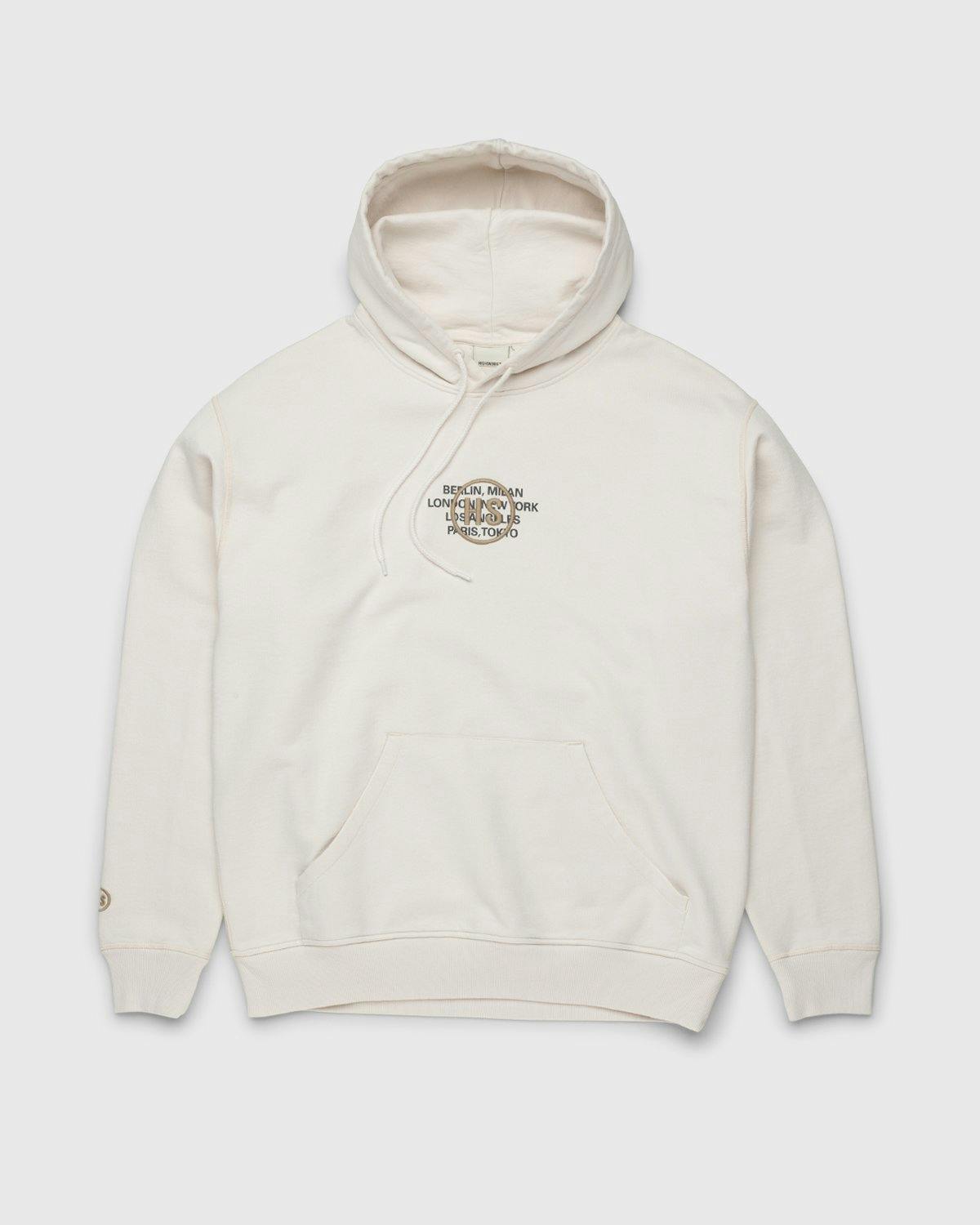 Highsnobiety - Logo Hoodie Natural - Clothing - Beige - Image 1