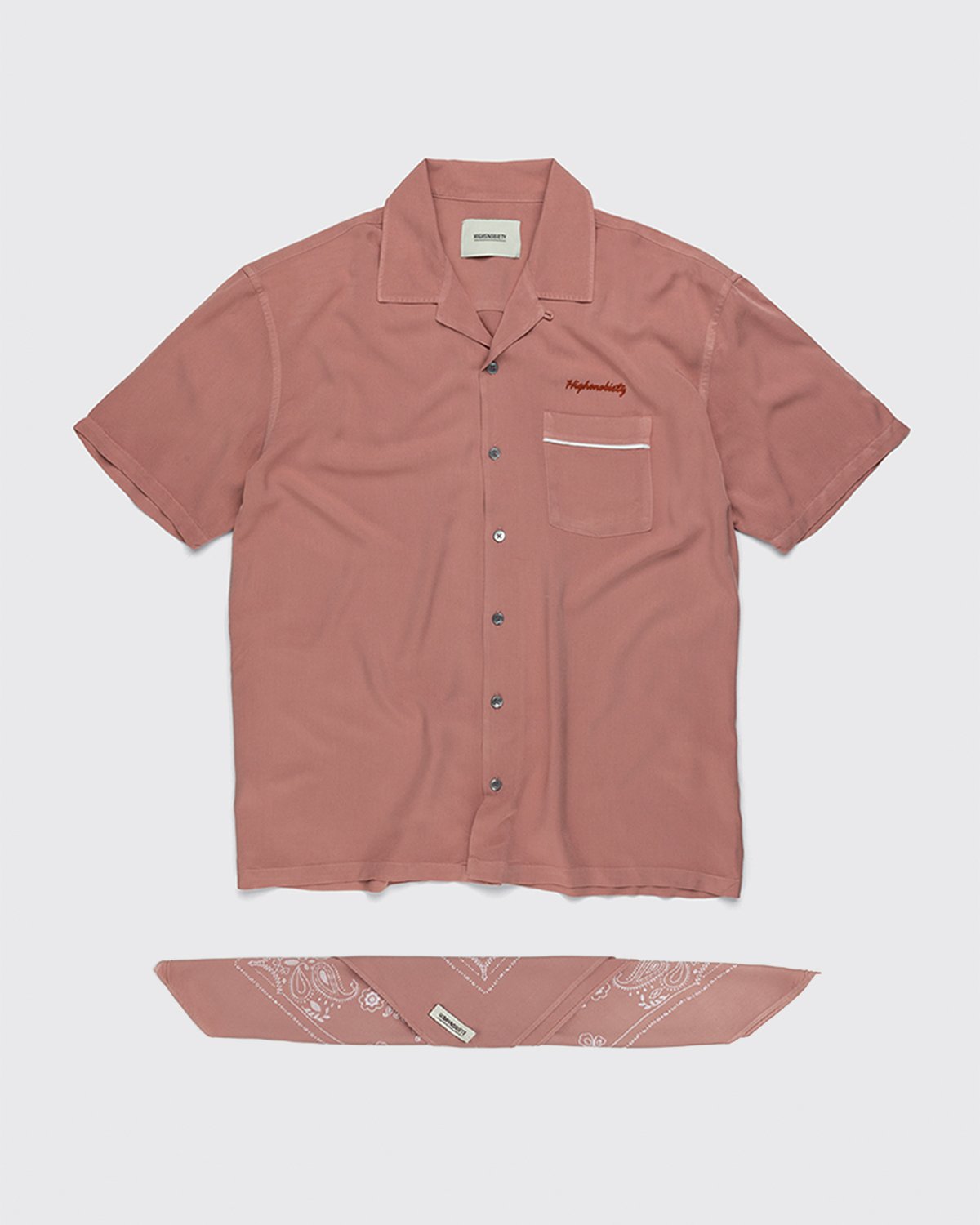 Highsnobiety - Bowling Shirt Mauve - Clothing - Pink - Image 1