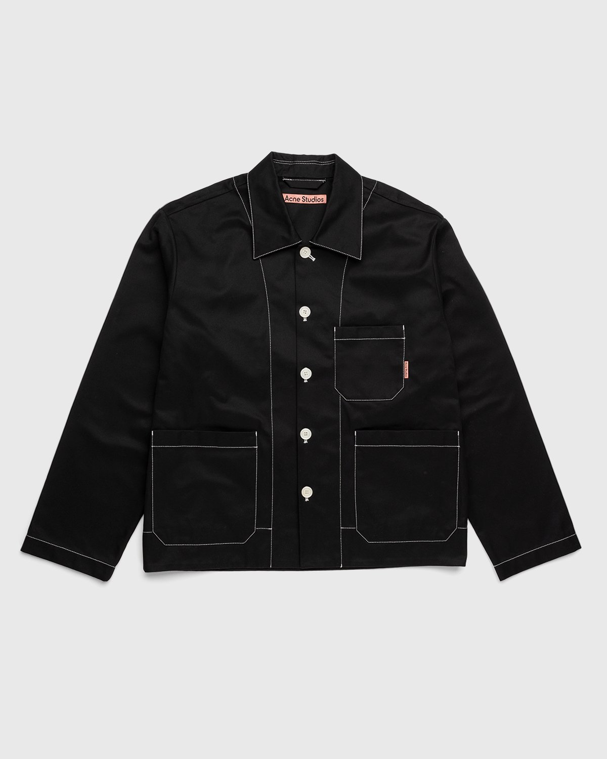 Acne Studios - Heavy Twill Jacket - Clothing - Black - Image 1