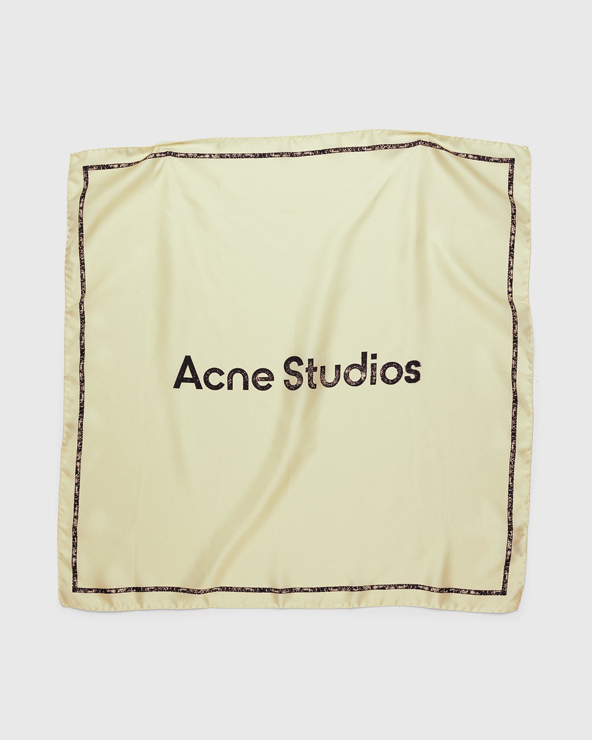 Acne Studios - Logo Bandana Ivory - Accessories - Beige - Image 1