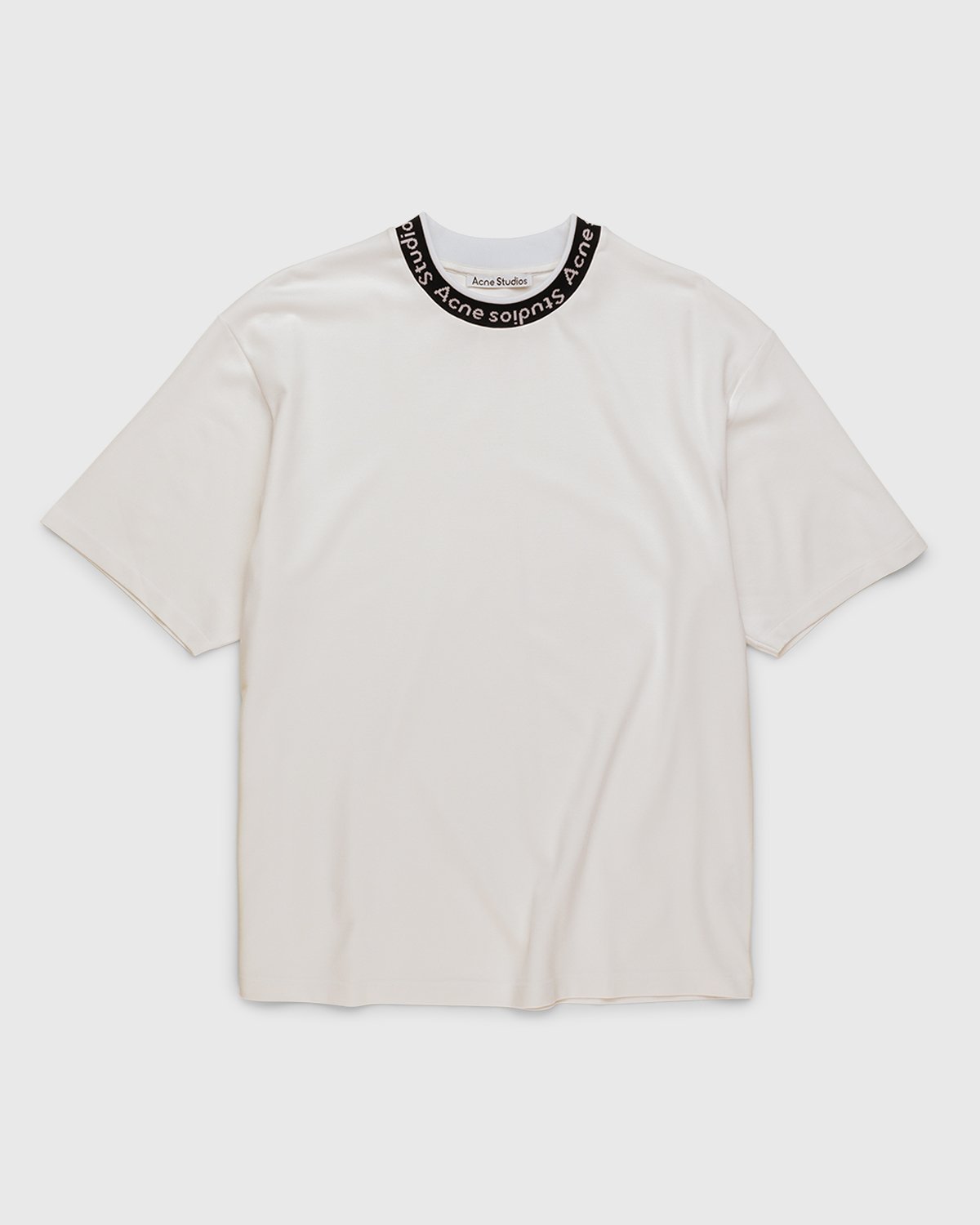 Acne Studios - Logo T-Shirt White - Clothing - White - Image 1