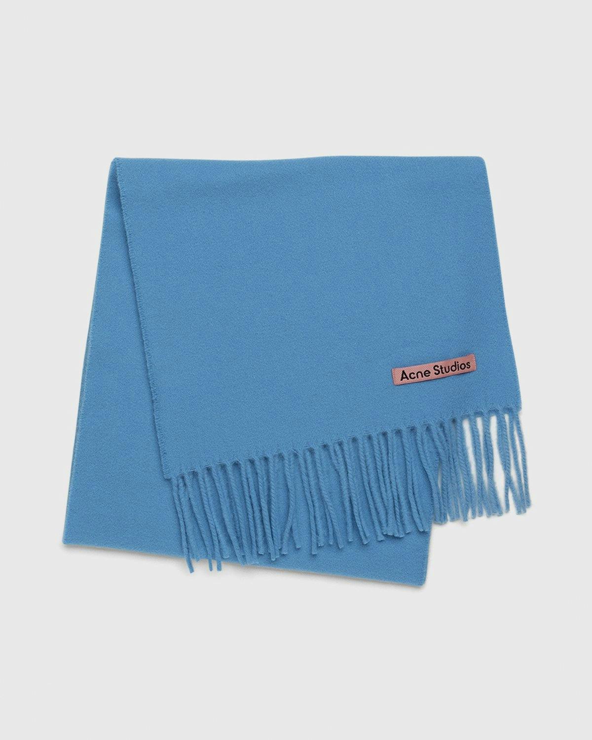 Acne Studios - Canada Skinny Scarf Azure Blue - Accessories - Blue - Image 1