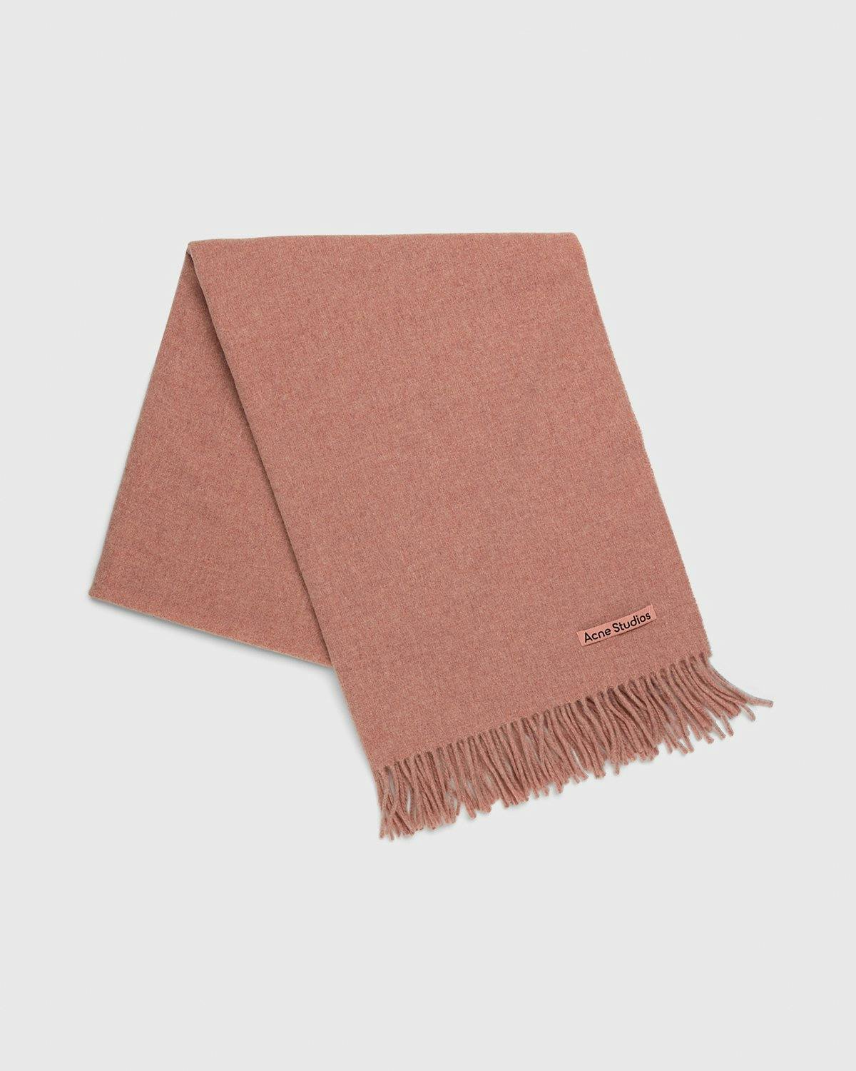 Acne Studios - Canada New Scarf Rose Melange - Accessories - Pink - Image 1